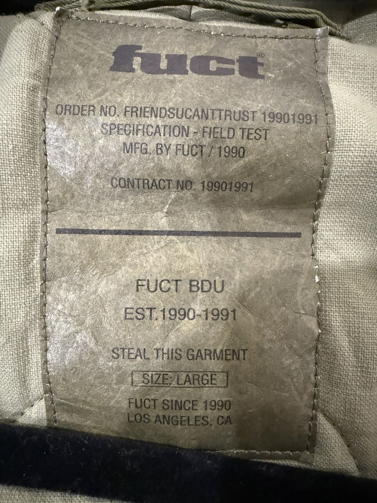 FUCT Fuct Bomber Jacket Size US L / EU 52-54 / 3 - 3 Thumbnail