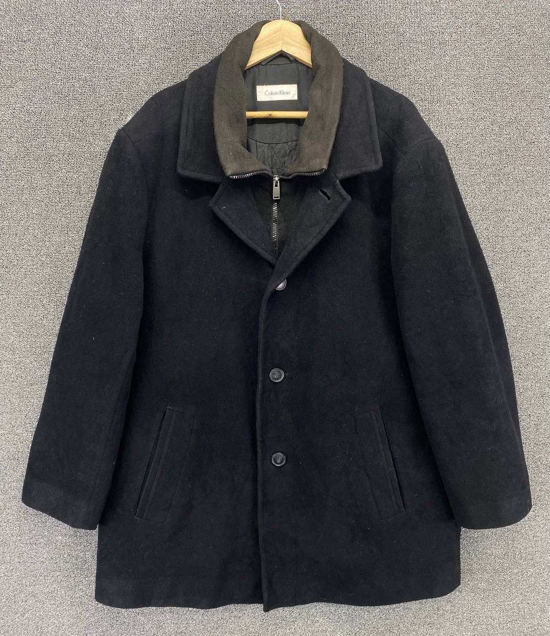 Calvin Klein Vintage Calvin Klein Wool Jacket Size US L / EU 52-54 / 3 - 1 Thumbnail