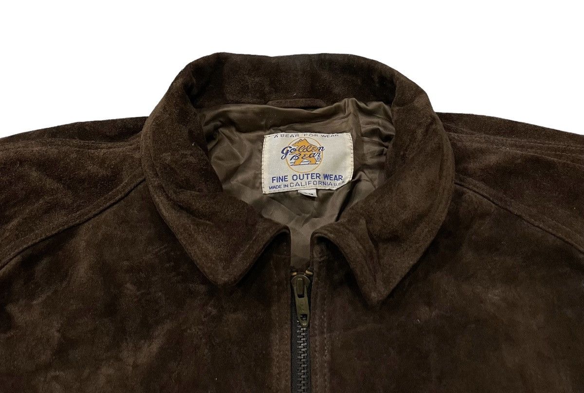 Golden Bear Vintage Golden Bear Talon Zipper USA Suede Leather Jacket Size US L / EU 52-54 / 3 - 6 Thumbnail