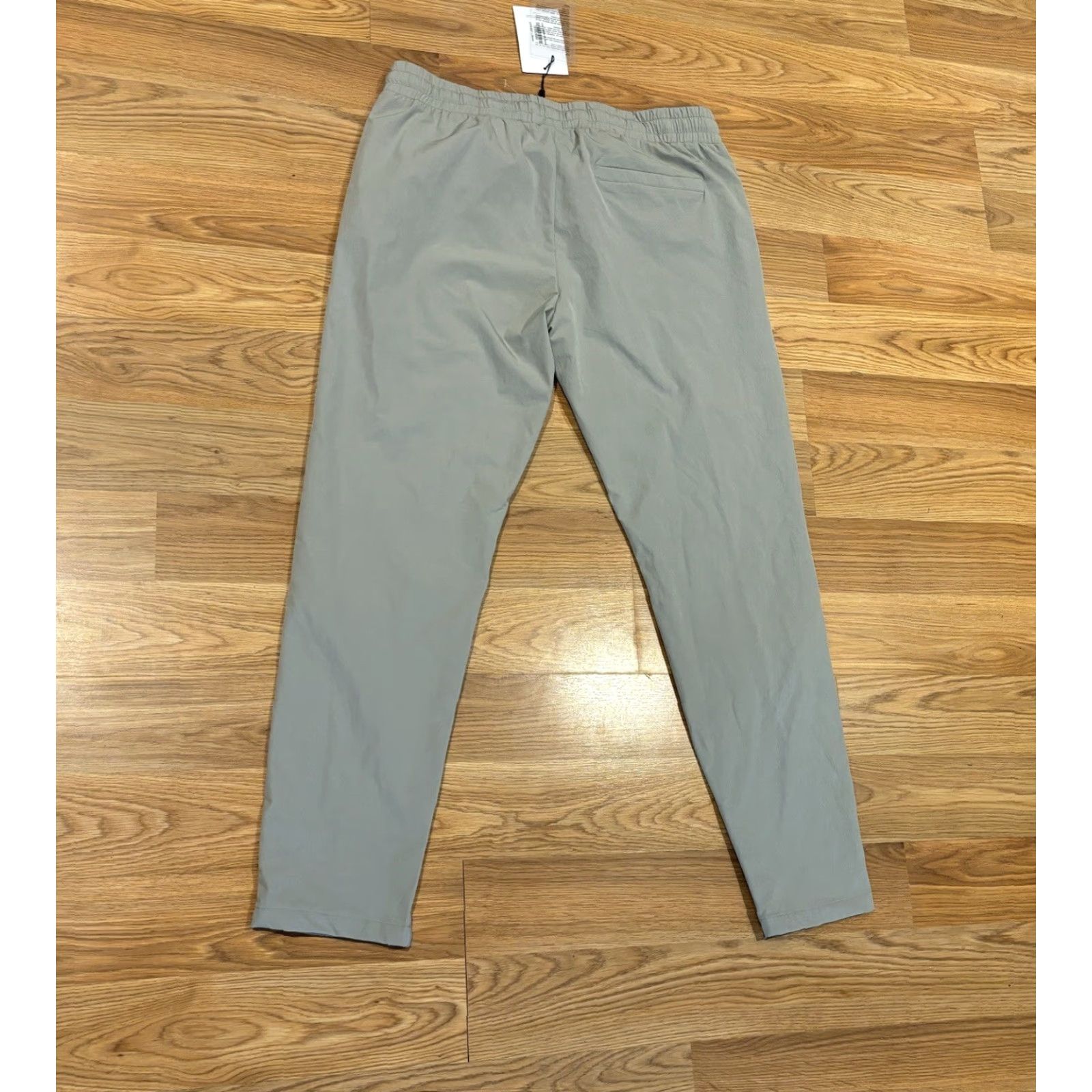 Vintage Arne Luxe Stone Gray Women’s Size Large Straight Leg Trousers New With Tags Size 36" / US 14 / IT 50 - 7 Thumbnail