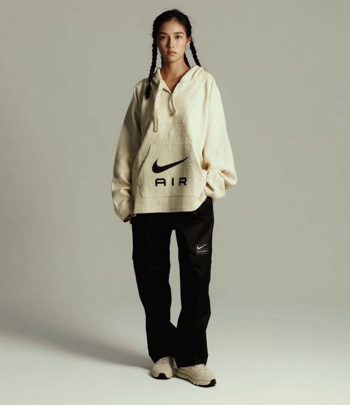 Nike × Stussy NWT Nike x Stussy NRG Pullover Hoodie Natural SS22 Fossil Size US M / EU 48-50 / 2 - 13 Thumbnail