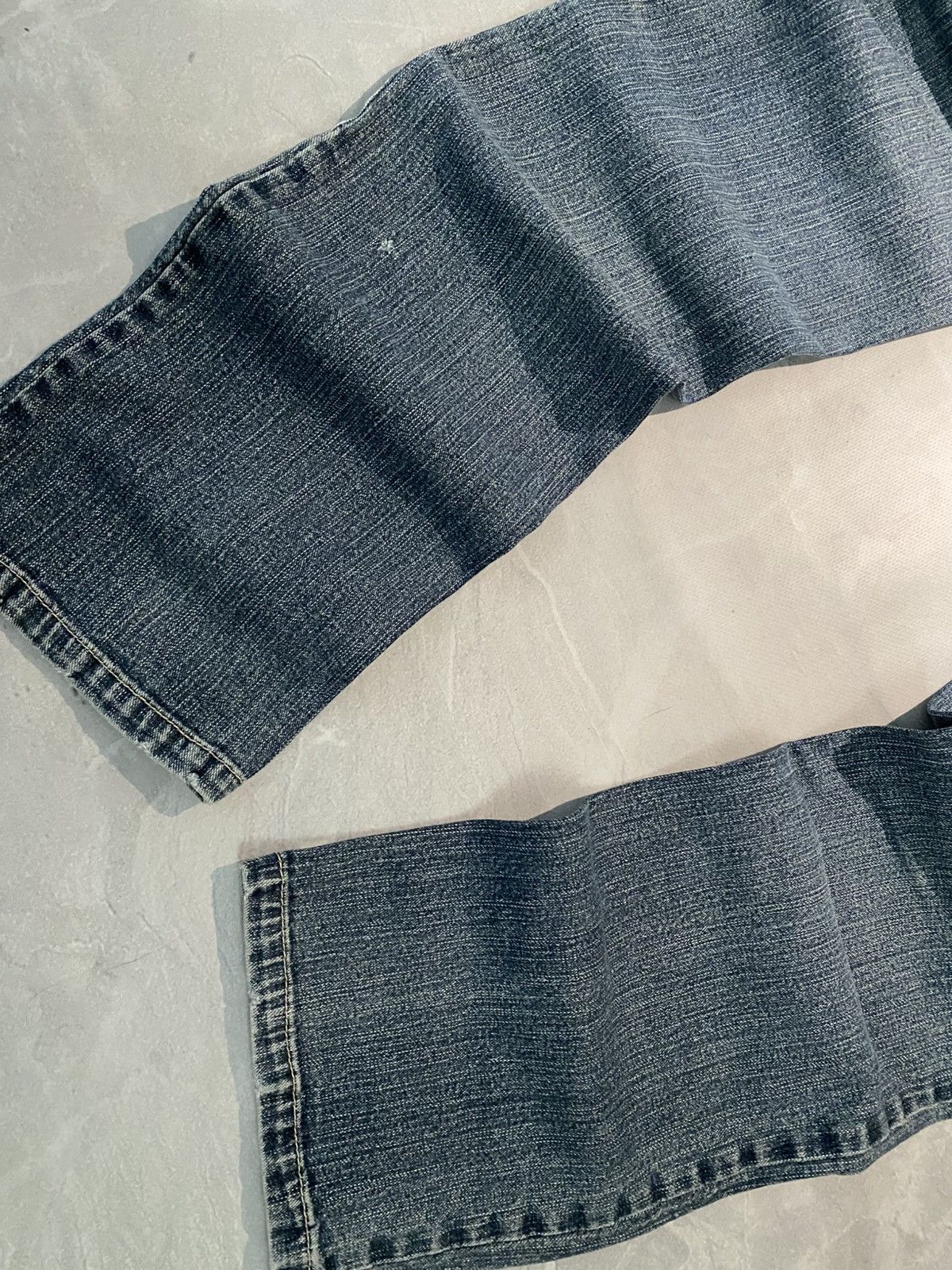 Japanese Brand Rare Washed Distressed Slim Jean / Number Nine Style Size US 33 - 6 Thumbnail