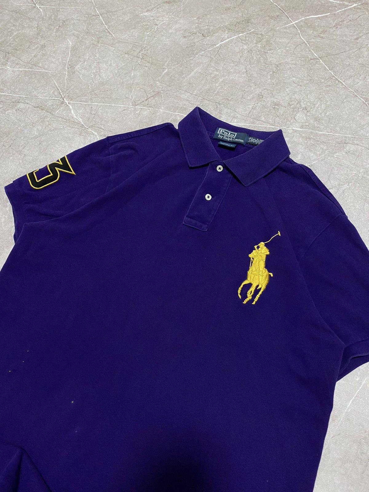 Polo Ralph Lauren × Ralph Lauren × Vintage Vintage 90s Polo Ralph Lauren Big Pony #3 Polo Chief Keef Size US L / EU 52-54 / 3 - 3 Thumbnail