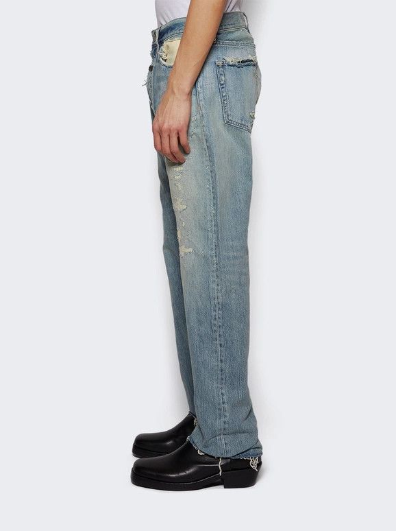 Fear of God o1mle0326 5 Pocket Straight Jeans in Blue Size US 30 / EU 46 - 3 Thumbnail