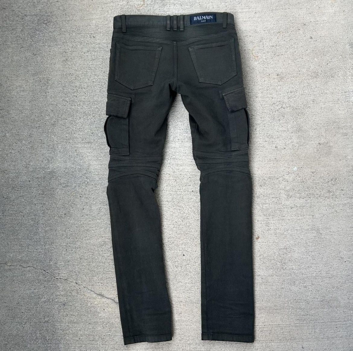 Balmain Balmain FW2014 Green Cargo Skinny Jeans Size US 28 / EU 44 - 2 Thumbnail