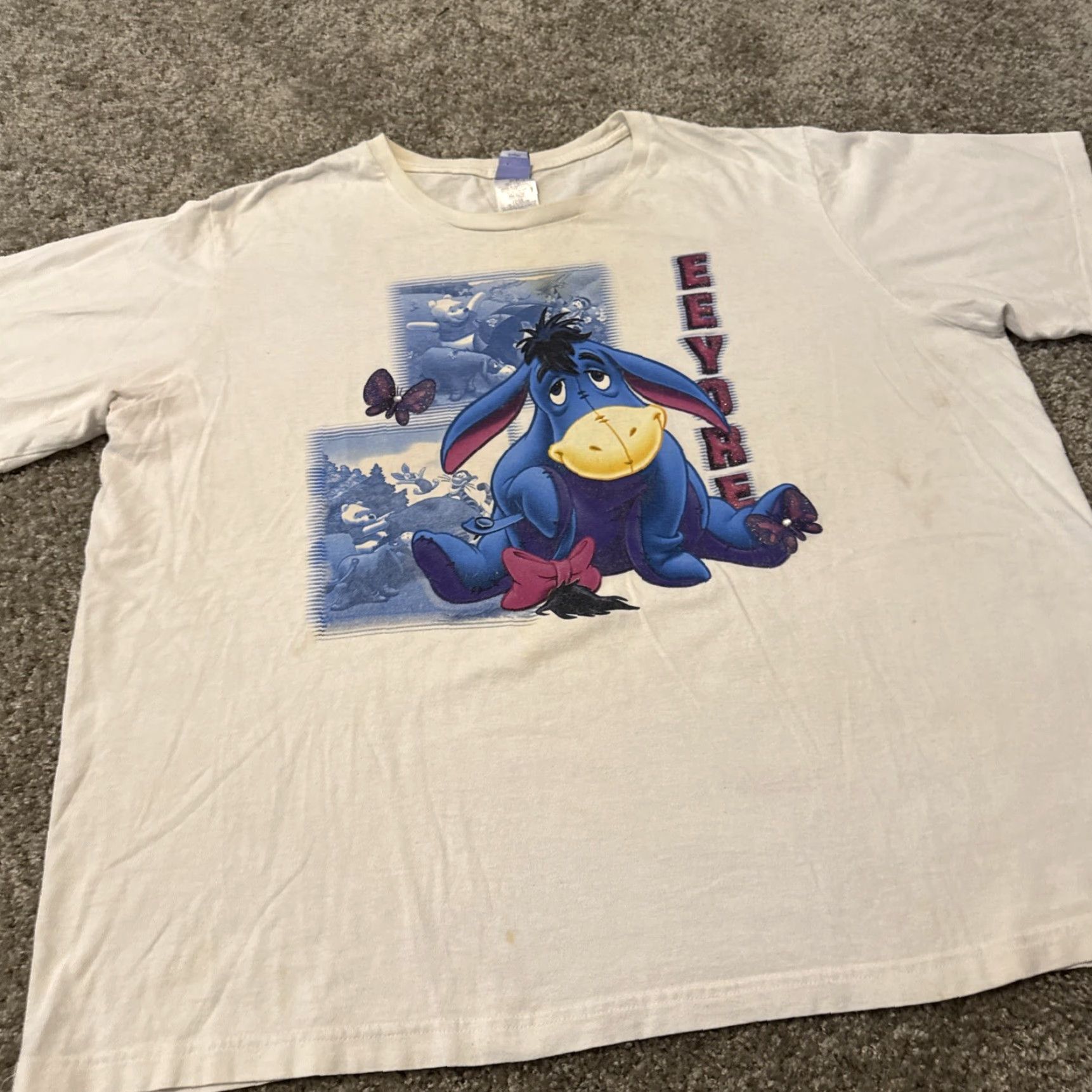 Disney VINTAGE 90s Winnie the Pooh Disney T-Shirt White Womens 2XL XL/2XL Shirt Size XXL / US 16-18 / IT 52-54 - 4 Thumbnail