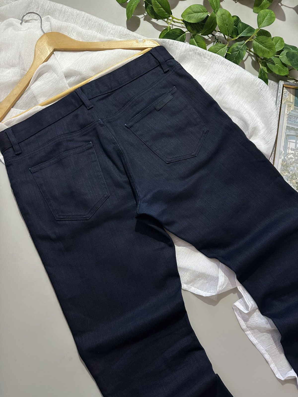 Prada Denim Jeans Prada Milano Dark Indigo Blue Navy Indigo Size US 34 / EU 50 - 4 Thumbnail