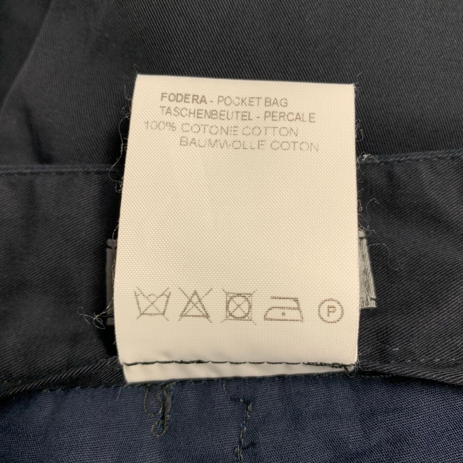 Lanvin LANVIN Size 34 Navy Cotton Button Fly Shorts Size US 34 / EU 50 - 4 Thumbnail