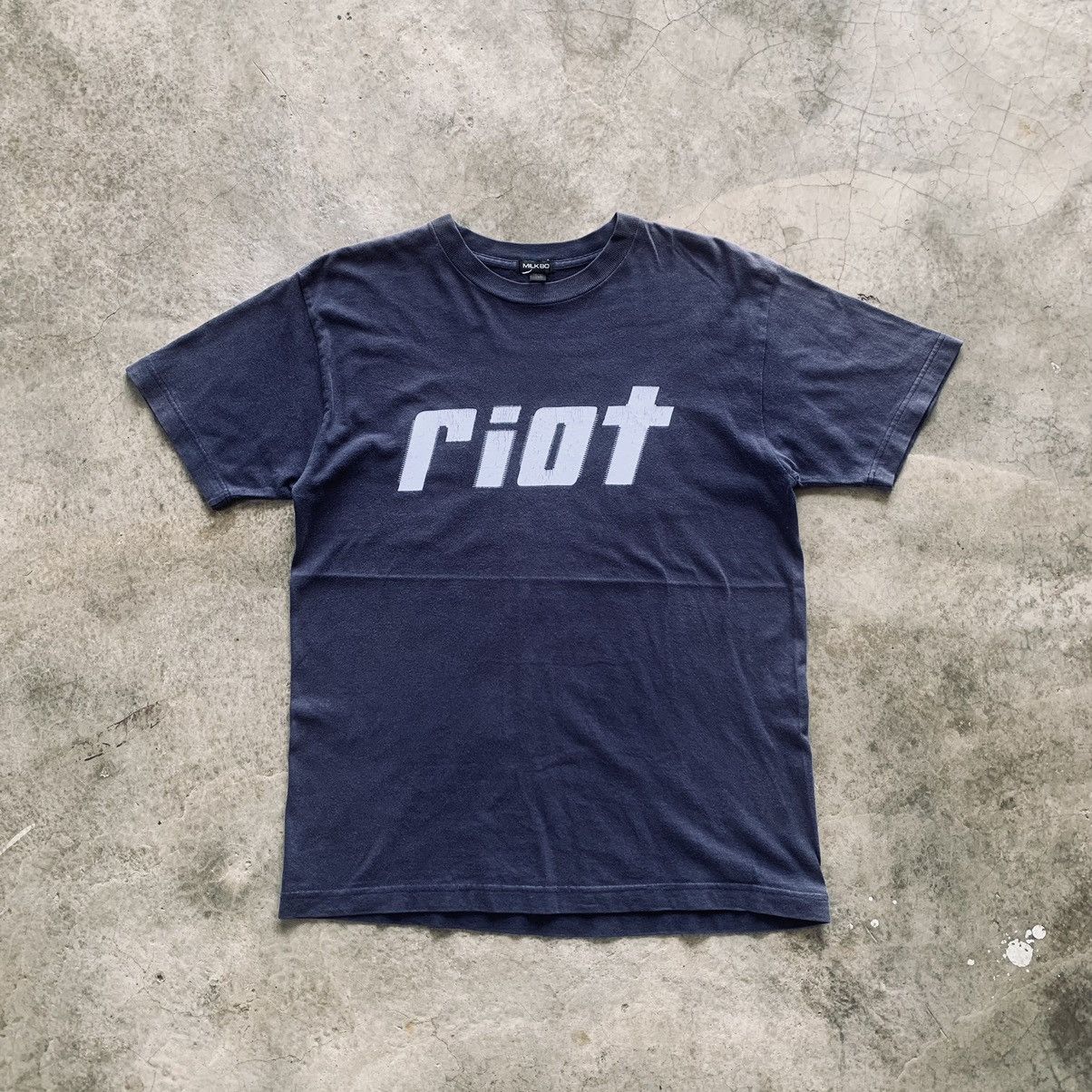 Japanese Brand Rare Vintage Milkboy Japan Riot tee Size US M / EU 48-50 / 2 - 1 Thumbnail