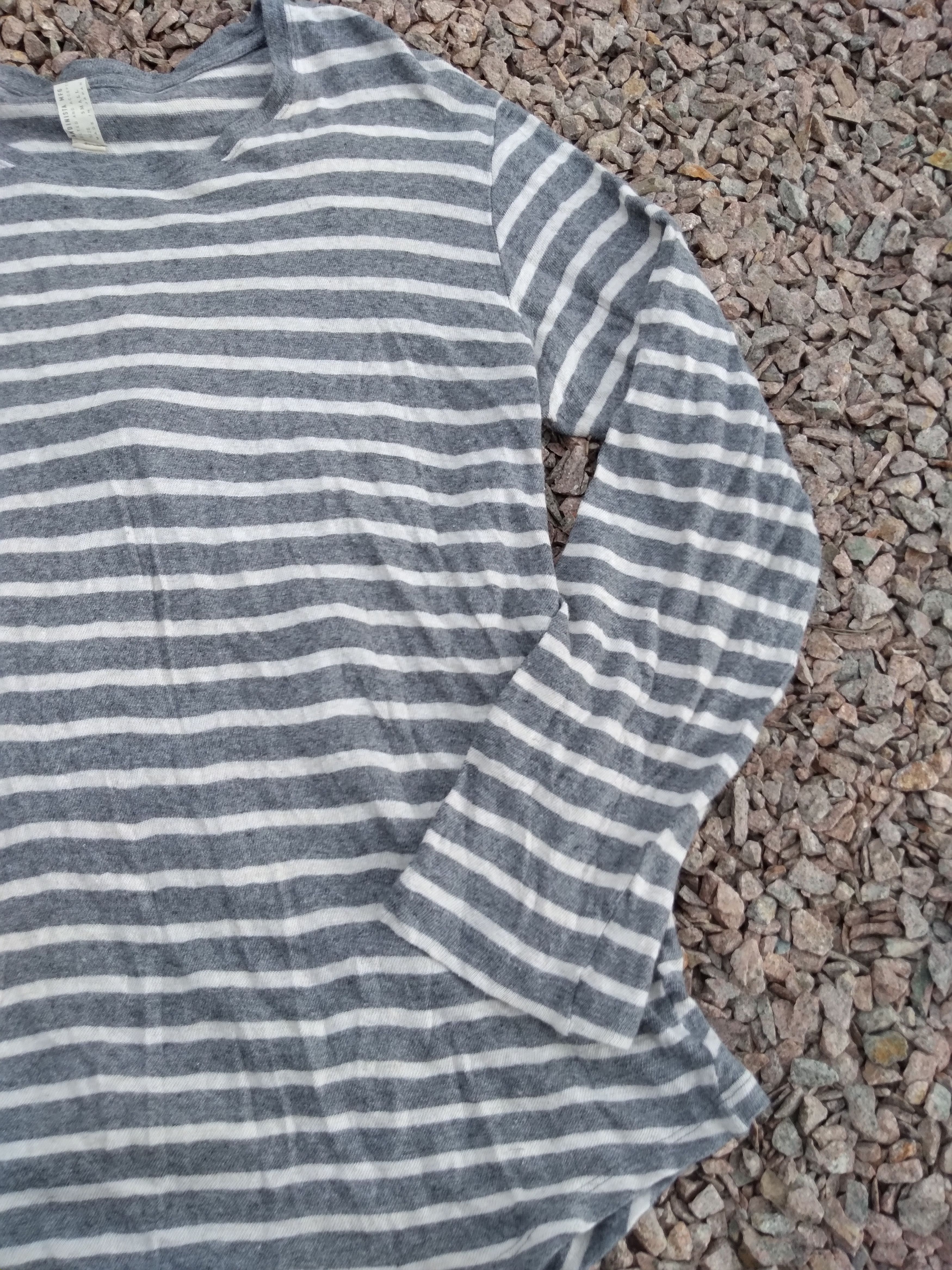 Japanese Brand Sandinista Mfg Army Naval Striped Tee Size US L / EU 52-54 / 3 - 9 Thumbnail