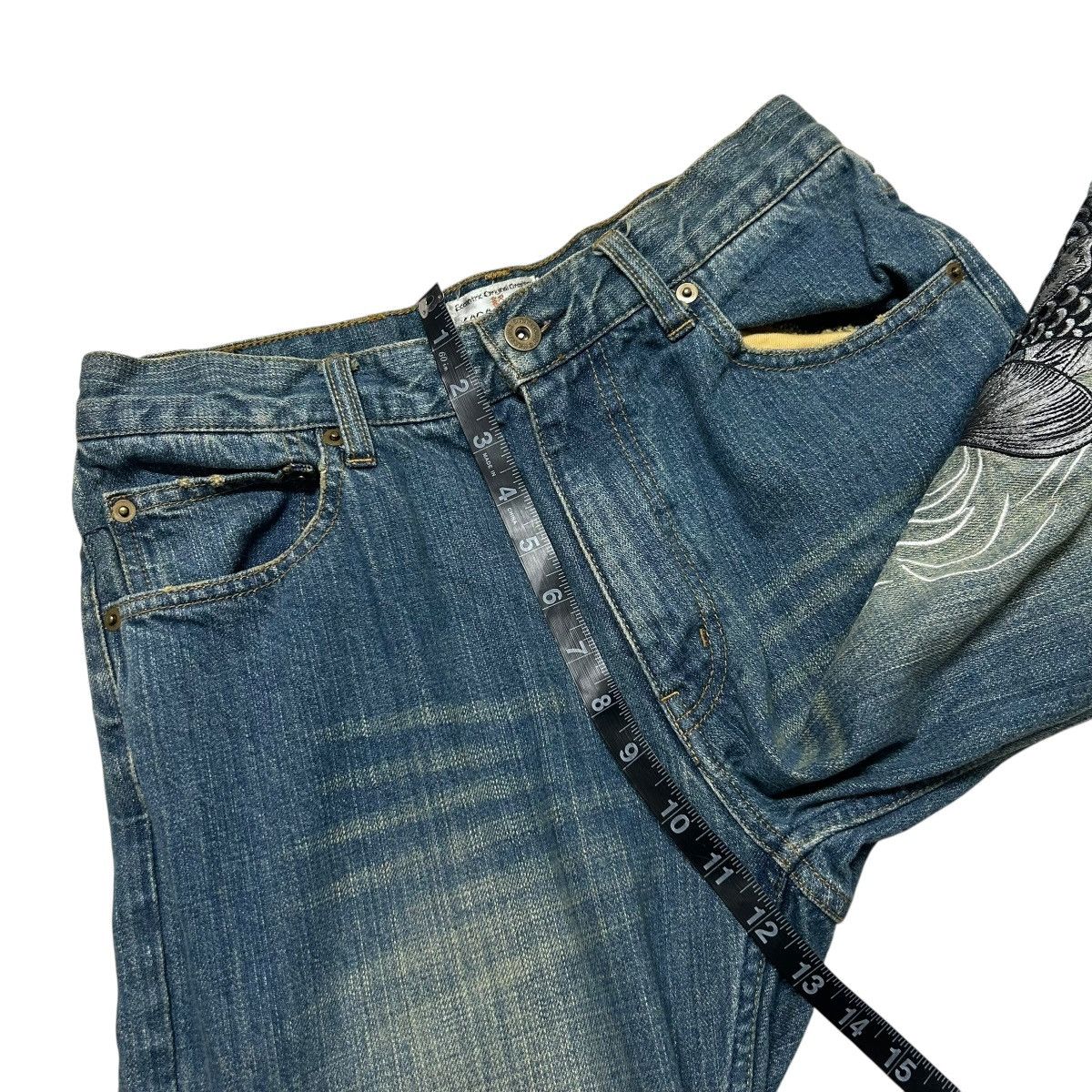 Karakuri Tamashii 369 Karakuri Tamashii jeans embroidered denim blue archive Size US 30 / EU 46 - 16 Thumbnail