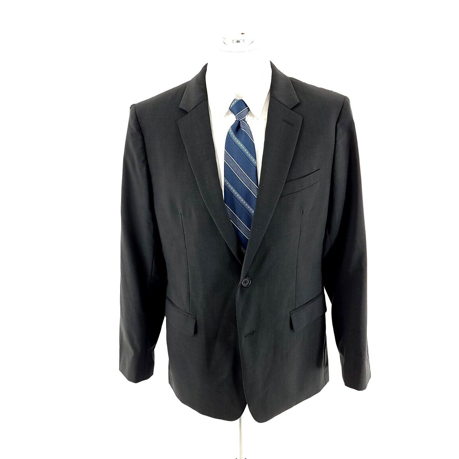 Banana Republic DAMAGED Banana Republic Marzotto Super 120s Wool 2 Button Bl Size 38S - 4 Thumbnail