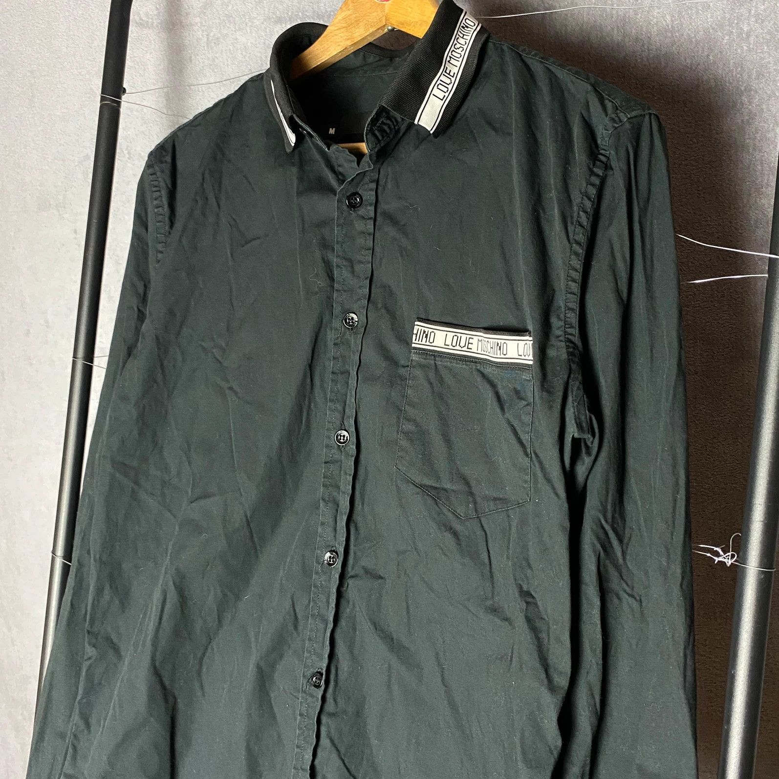 Designer × Love Moschino Love Moschino pocket lognsleeve shirt spellout Size M / US 6-8 / IT 42-44 - 3 Thumbnail