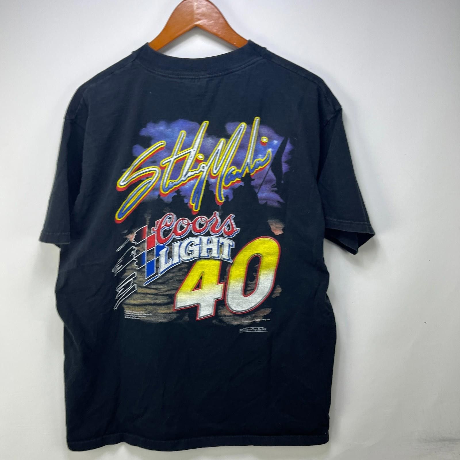 NASCAR Vintage 90s NASCAR Sterling Martin Coors Light T Shirt XL Size US XL / EU 56 / 4 - 5 Thumbnail