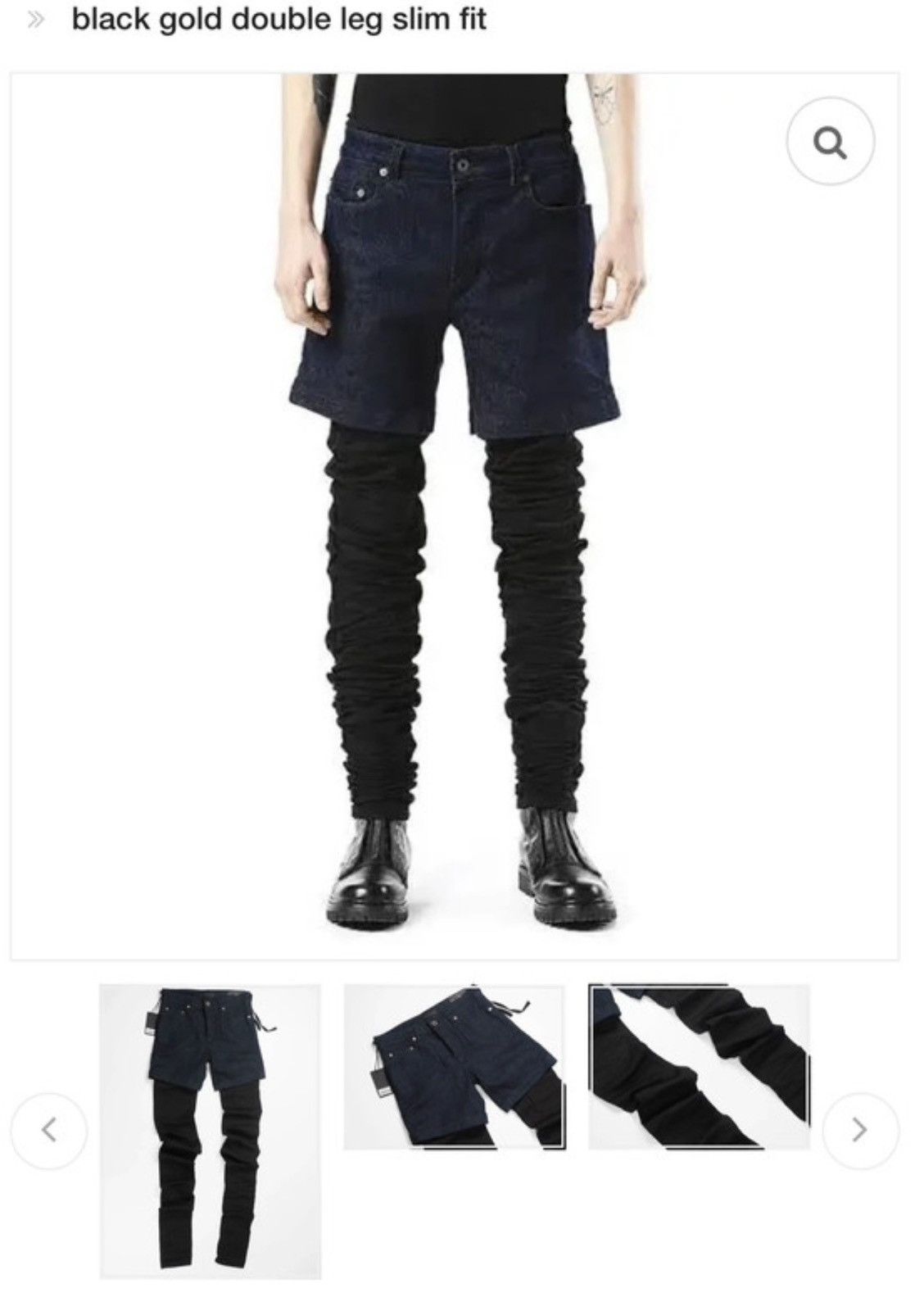 Diesel Black Gold Diesel Black Gold x Raf Simons x Balenciaga Size US 33 - 1 Thumbnail