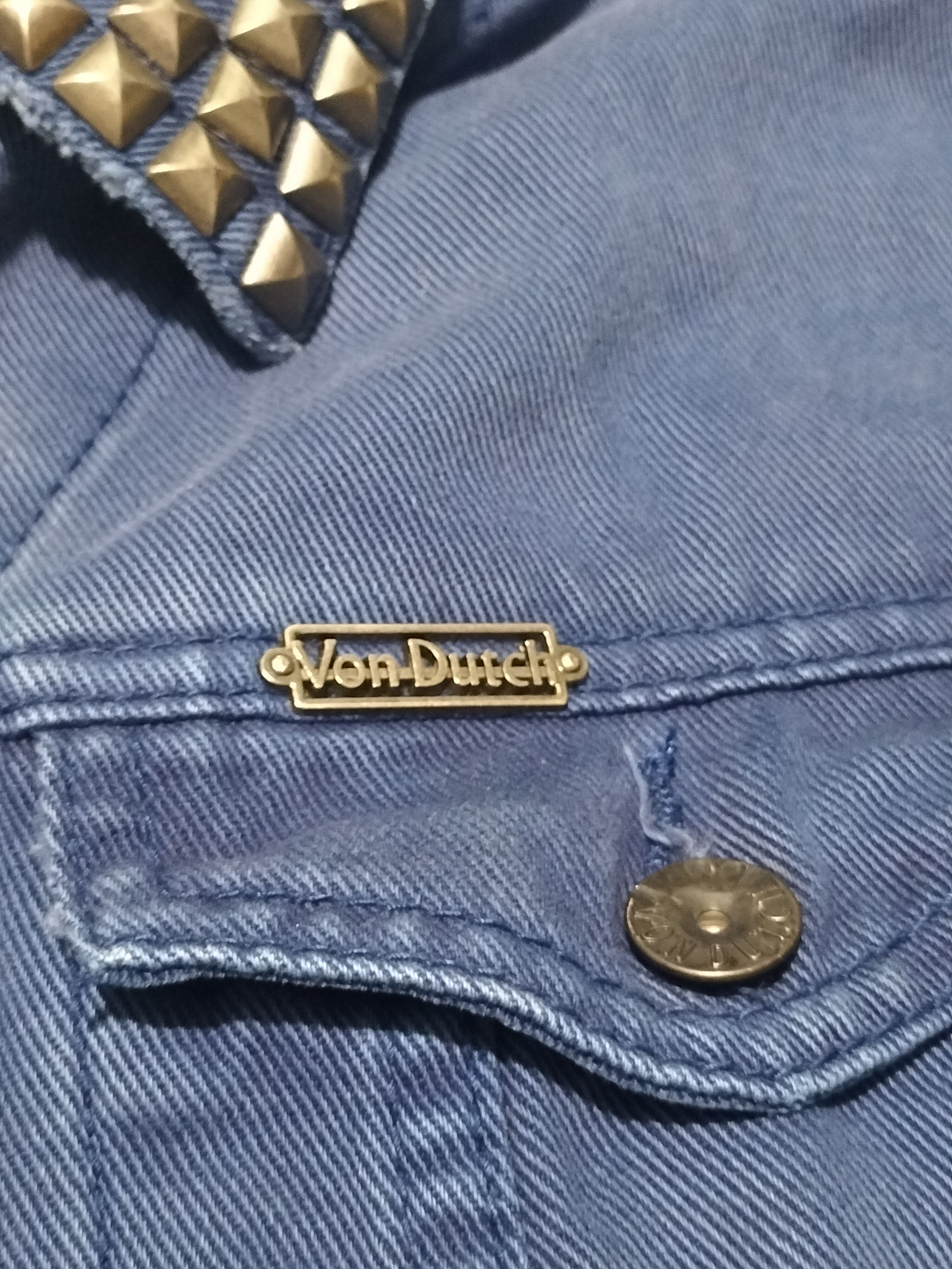 Vintage Vintage Von Dutch Skate Fashion Jacket with studs Size US L / EU 52-54 / 3 - 4 Thumbnail