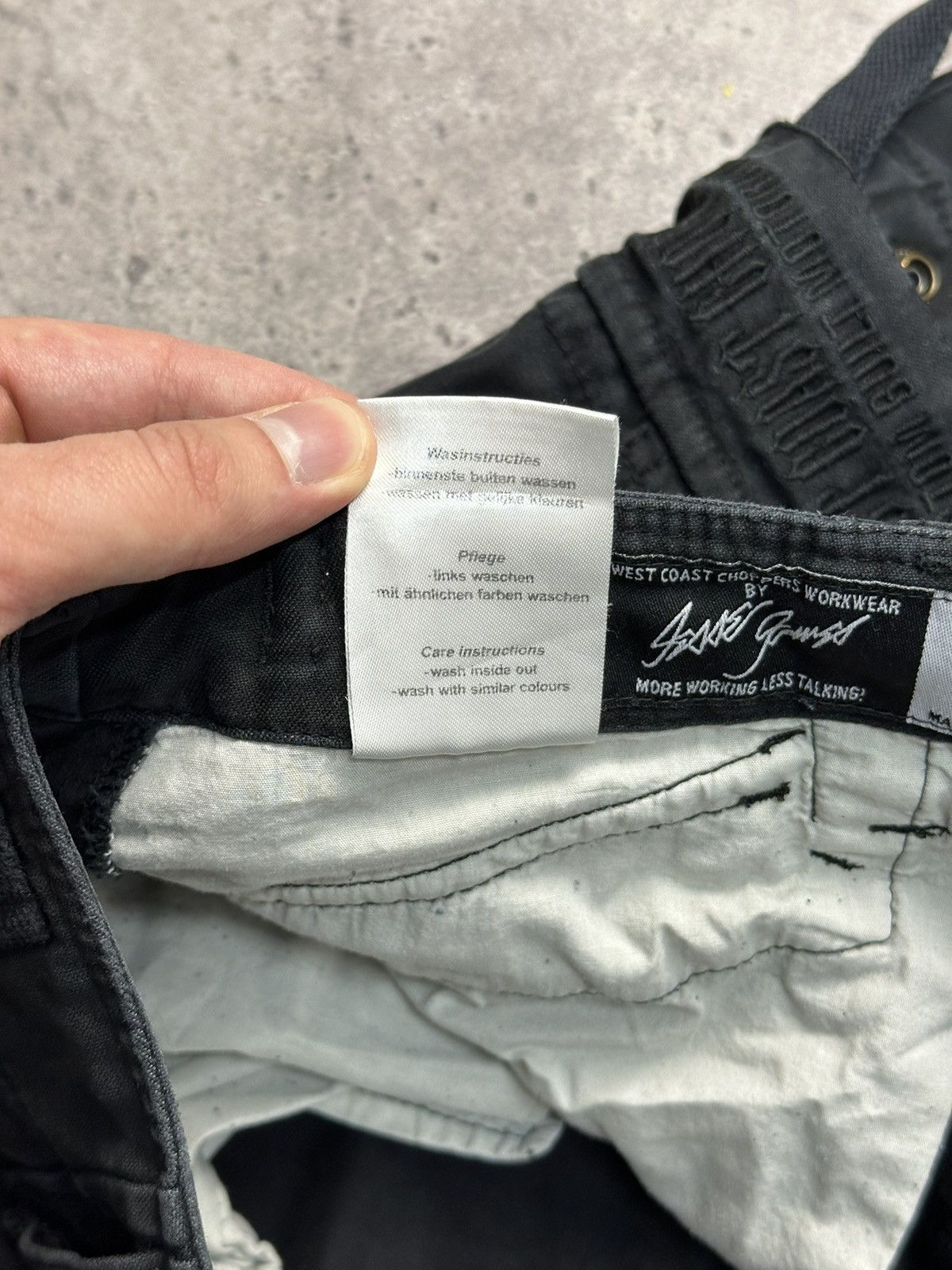 Vintage × West Coast Choppers Vintage West Choppers Cargo Pants Black Archival Y2K Size US 32 / EU 48 - 11 Thumbnail