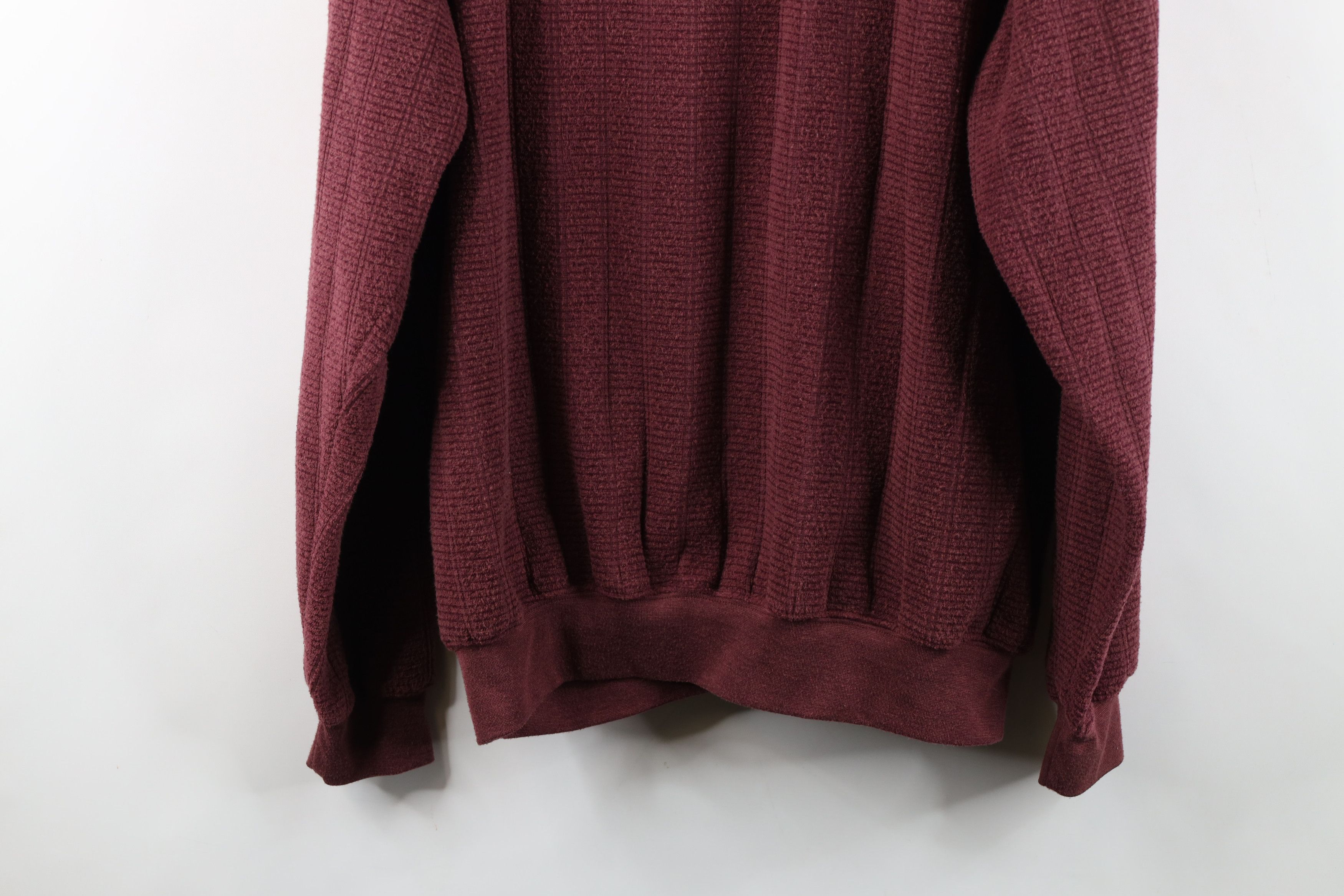 Vintage Vintage 90s Streetwear Fleece Collared Pullover Sweatshirt Size US XL / EU 56 / 4 - 12 Thumbnail