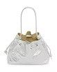Mansur Gavriel os11x0326 Size: OS / Metallic Suede Drawstring Pouchette Bag Size ONE SIZE - 2 Thumbnail