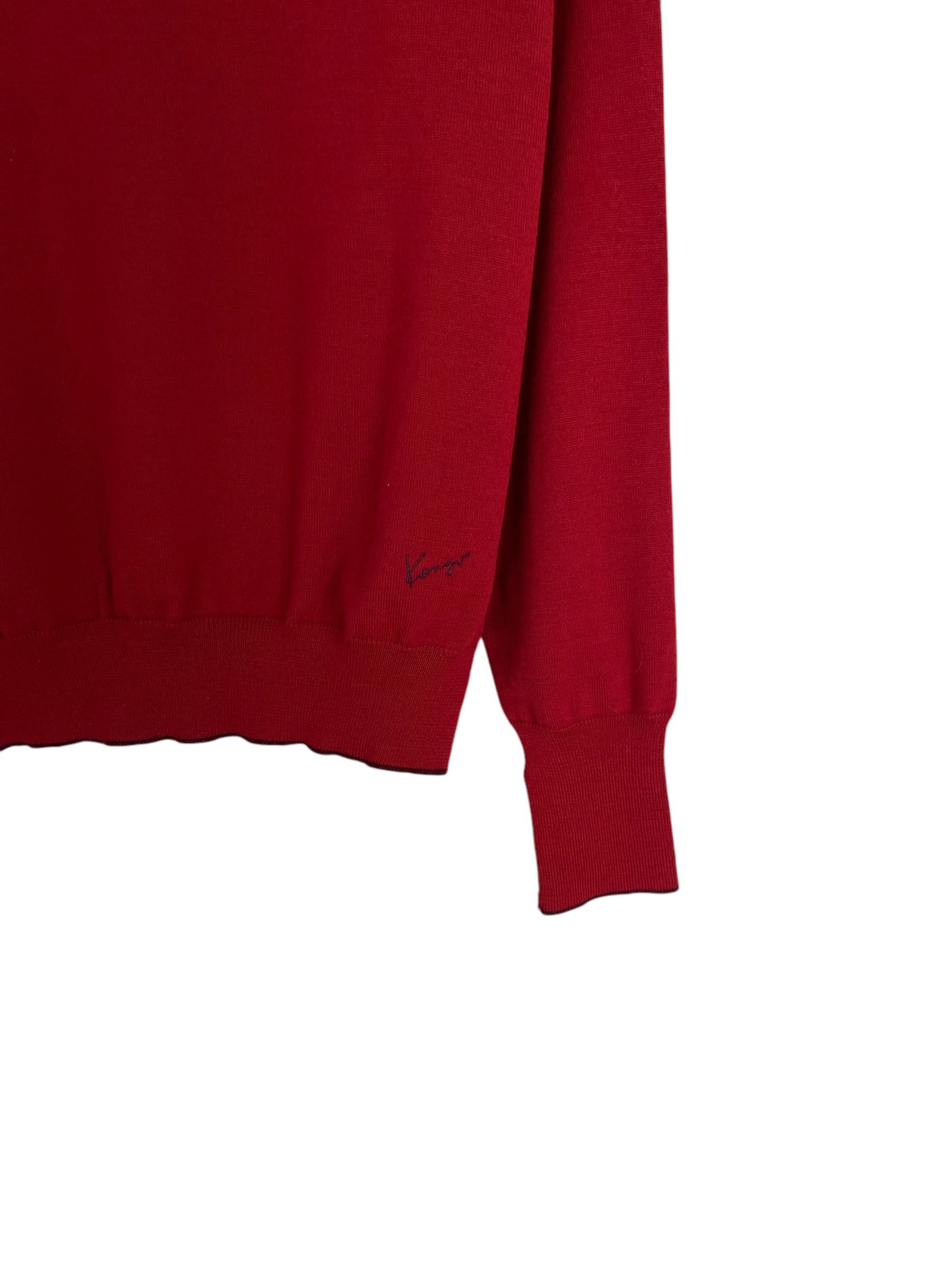 Kenzo × Vintage 90s' Kenzo merinowool jumper Size US S / EU 44-46 / 1 - 4 Thumbnail