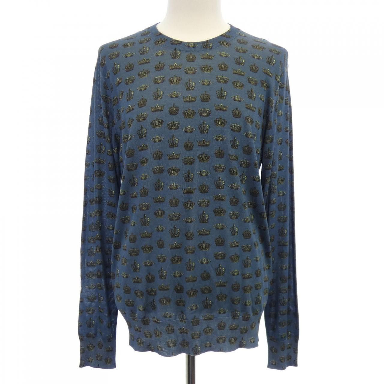 Dolce & Gabbana Dolce & Gabbana Dolce&Gabbana Silk Knit Textile Tops DUTY FREE for USA Size ONE SIZE - 1 Thumbnail