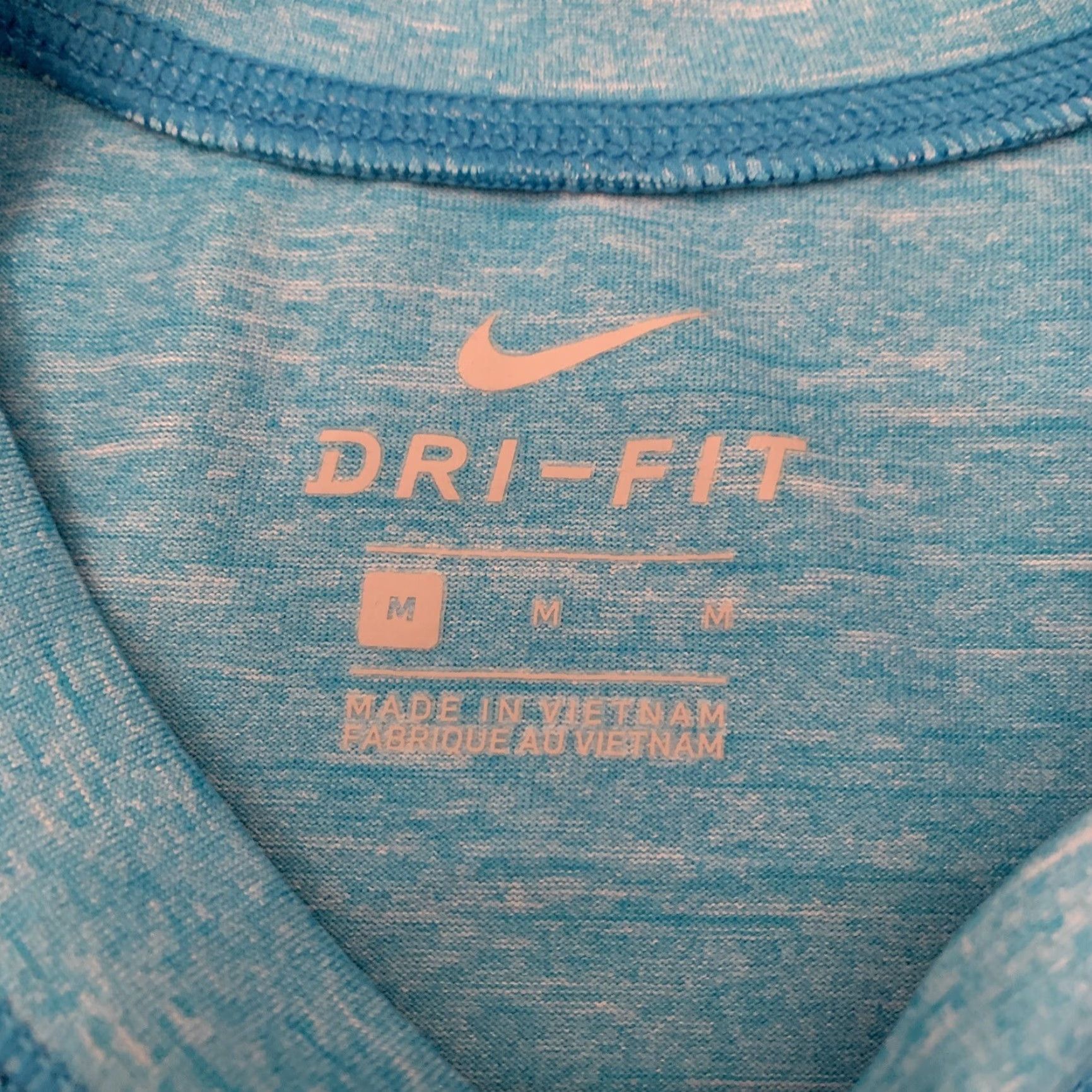 Nike Nike Swim Surf T-Shirt Men Size M Blue Aqua UPF 40+ Dri-Fit Swoosh Crew Neck Size US M / EU 48-50 / 2 - 3 Thumbnail
