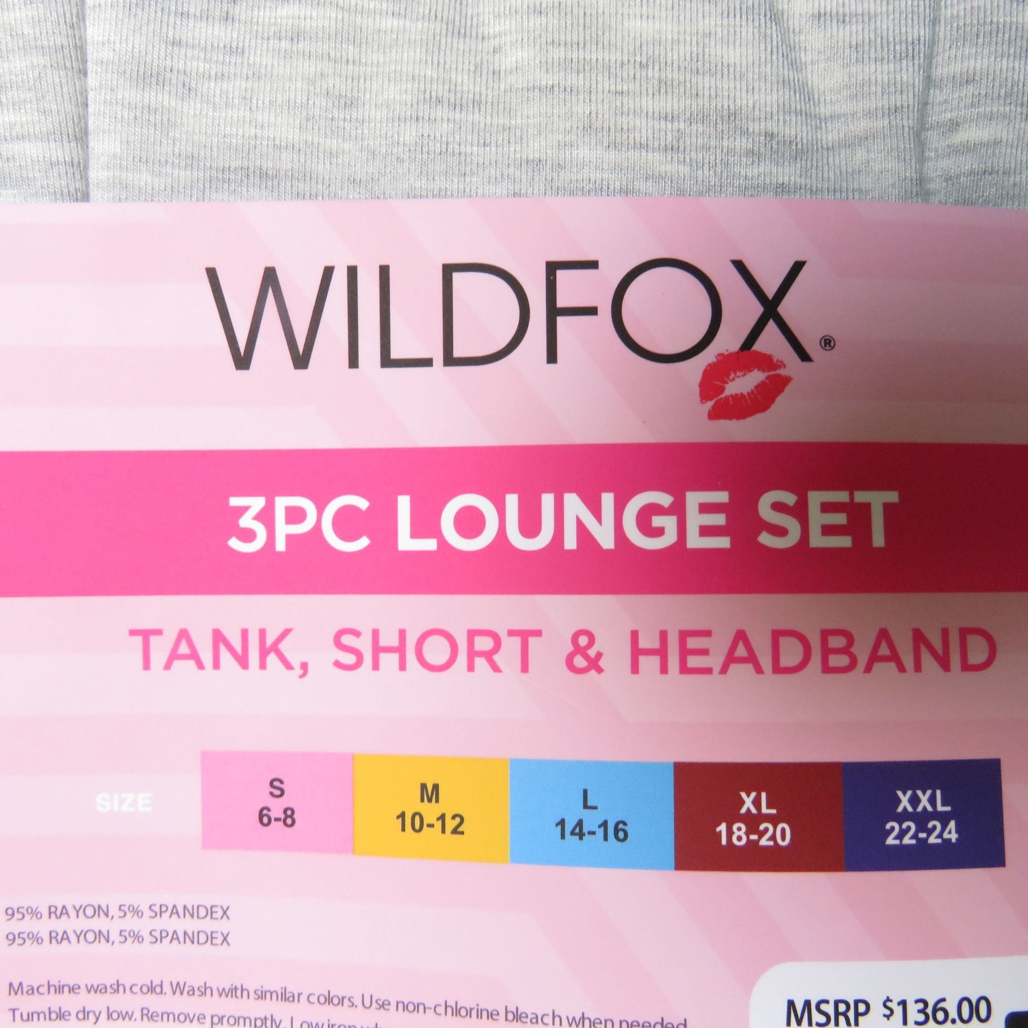 Wildfox Wildfox 3pc Lounge Set Tank Shorts & Headband Medium Mint Gr Size ONE SIZE - 2 Thumbnail