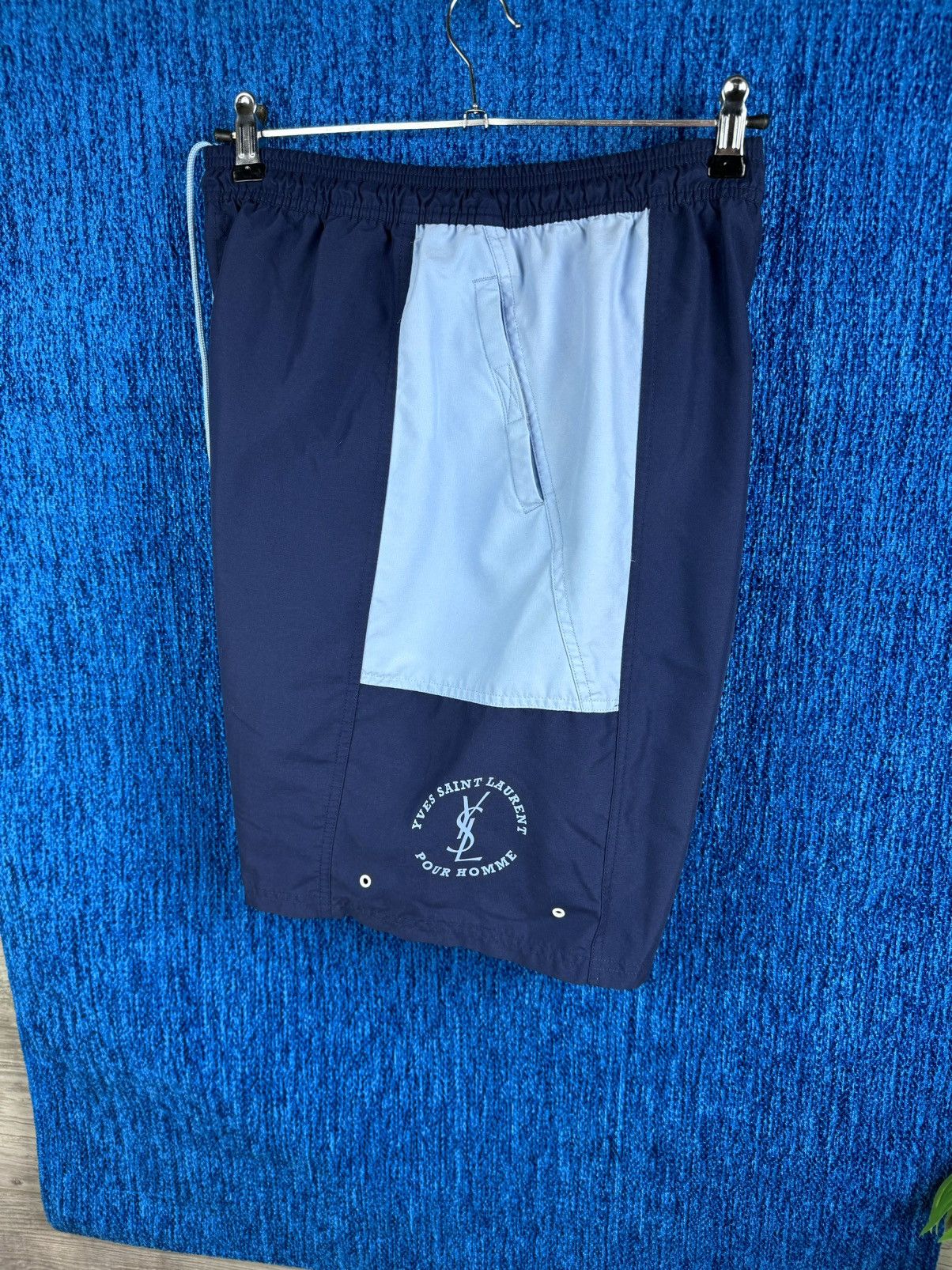 VINTAGE SHORTS 🩳 YVES SAINT LAURENT BIG LOGO SIZE XXL