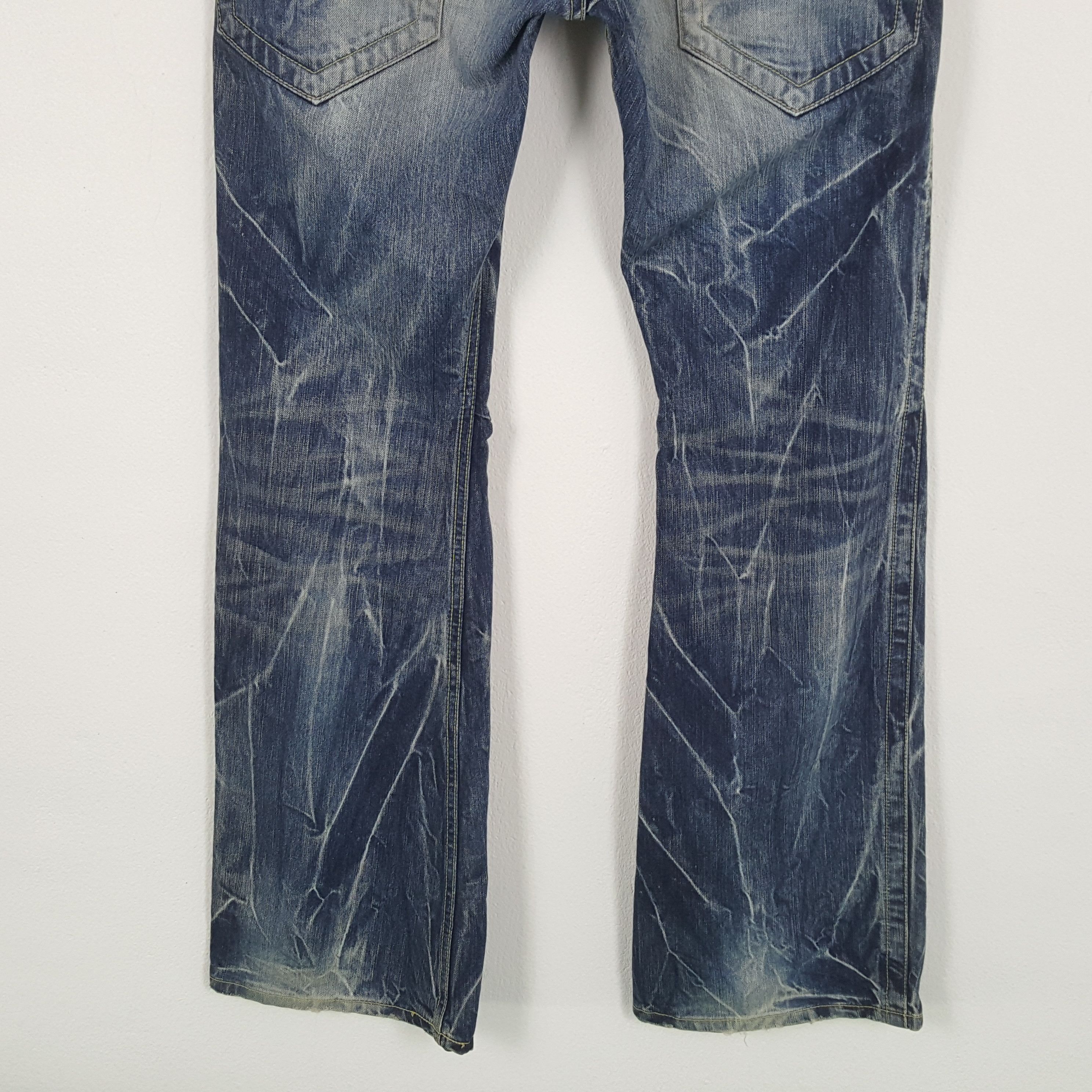 Japanese Brand Blue Way Streetwear Rock Punk Style Jeans Size US 36 / EU 52 - 6 Thumbnail