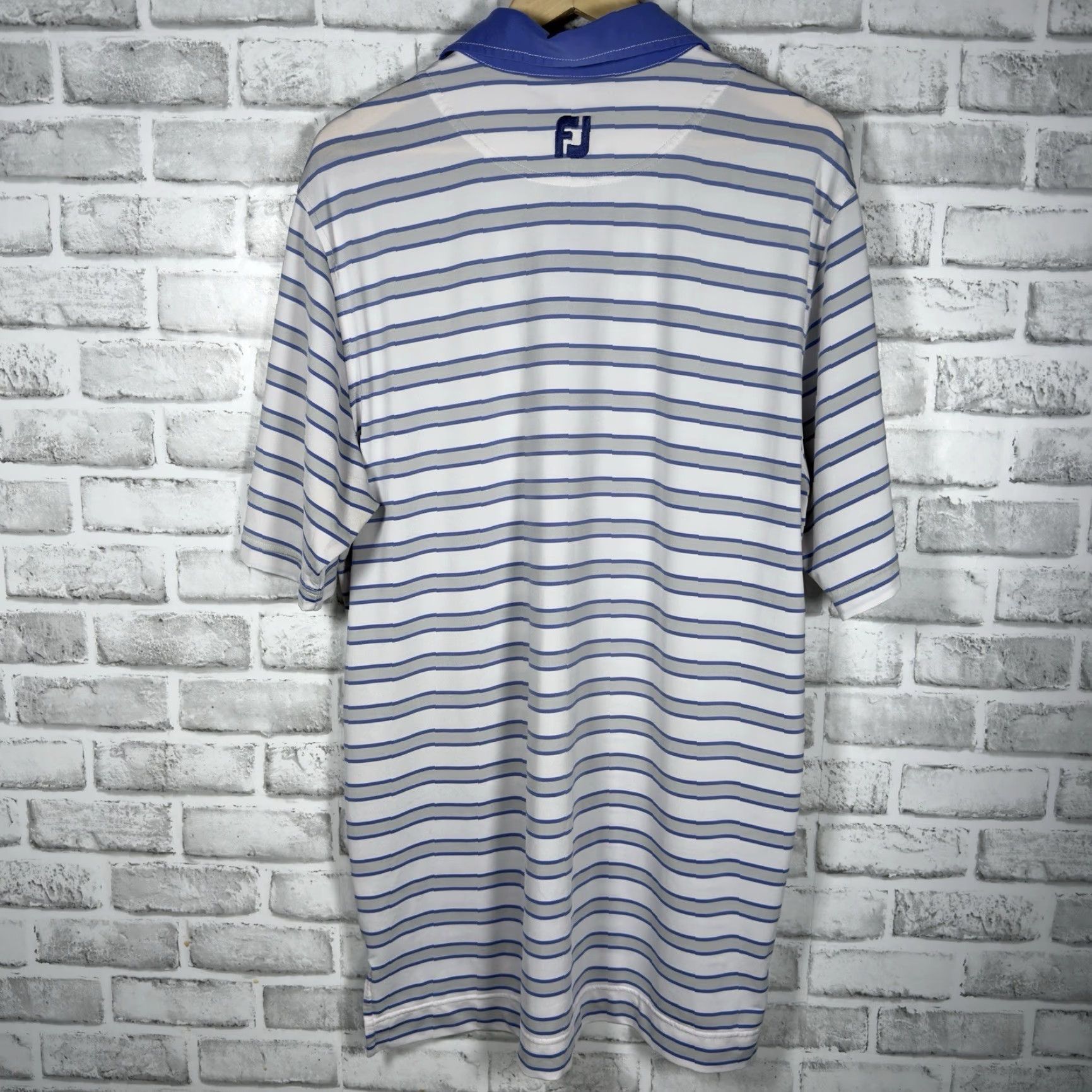 Footjoy FootJoy Polo Shirt Striped Athletic Fit Mens Size L Multicolor Shirt Regular Men Size US L / EU 52-54 / 3 - 5 Thumbnail