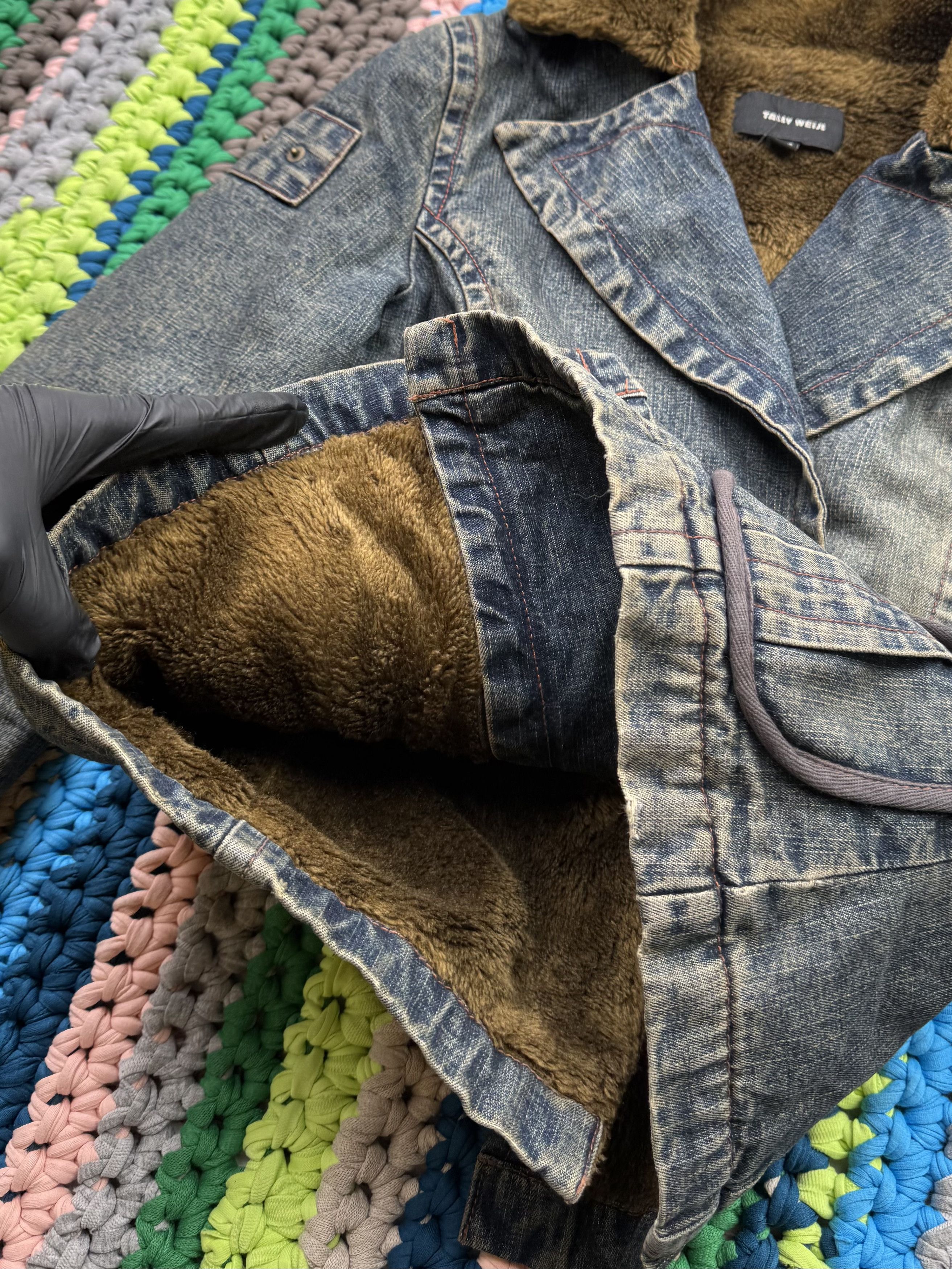 Japanese Brand Vintage Cropped Jacket With Faux Sheepskin (ET1)(D15) Size S / US 4 / IT 40 - 6 Thumbnail