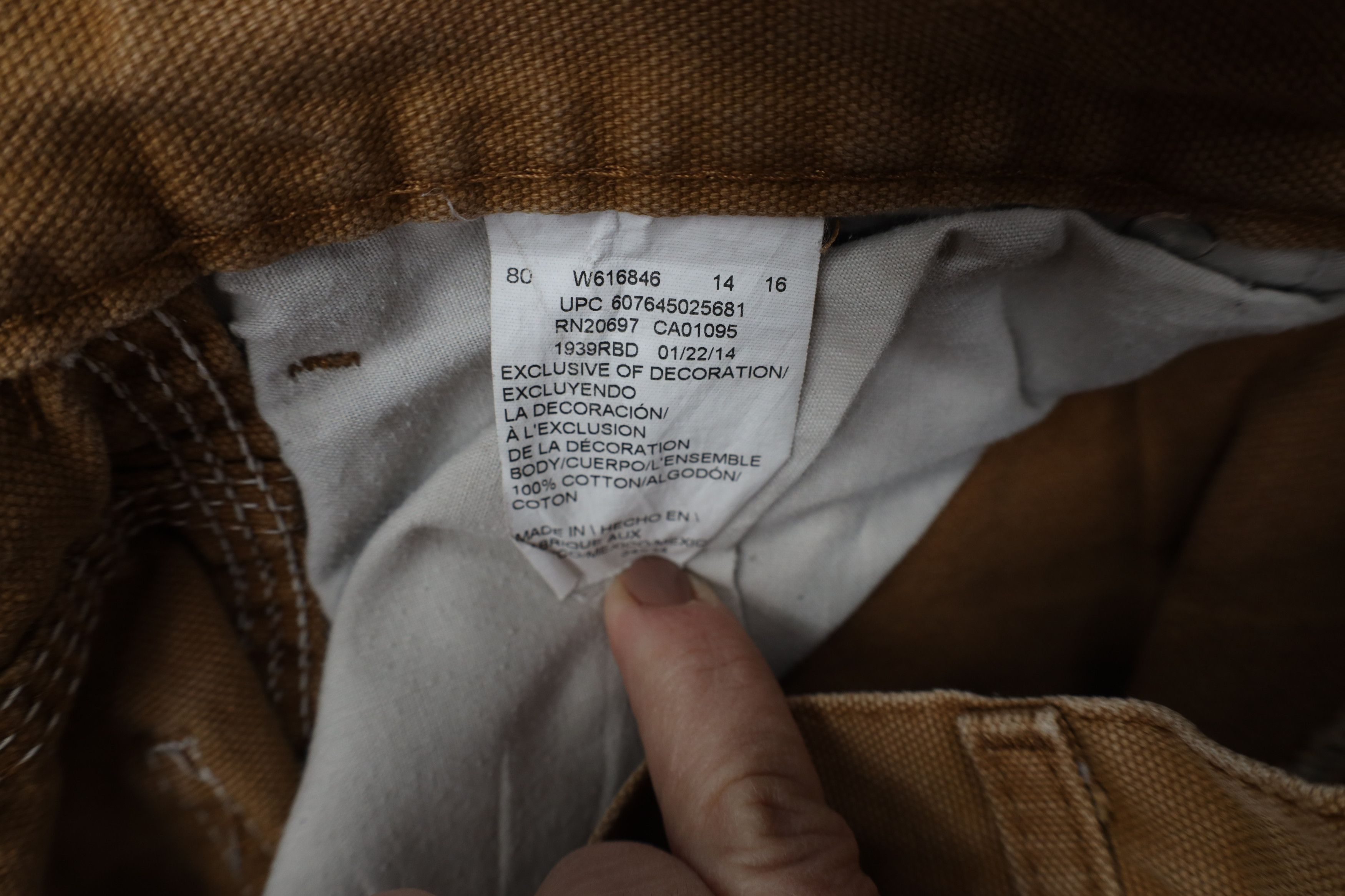 Dickies Vintage Y2K Dickies Wide Leg Dungaree Pants Duck Brown Size US 34 / EU 50 - 10 Thumbnail