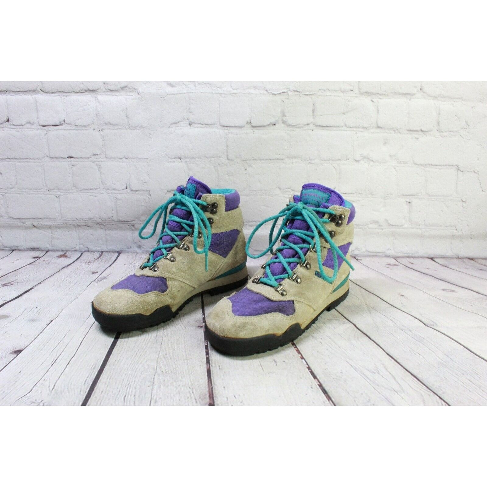 Merrell × Vintage Vintage Merrell Spectrum Suede Air Cushion Hiking Boots Size US 7 / IT 37 - 3 Thumbnail