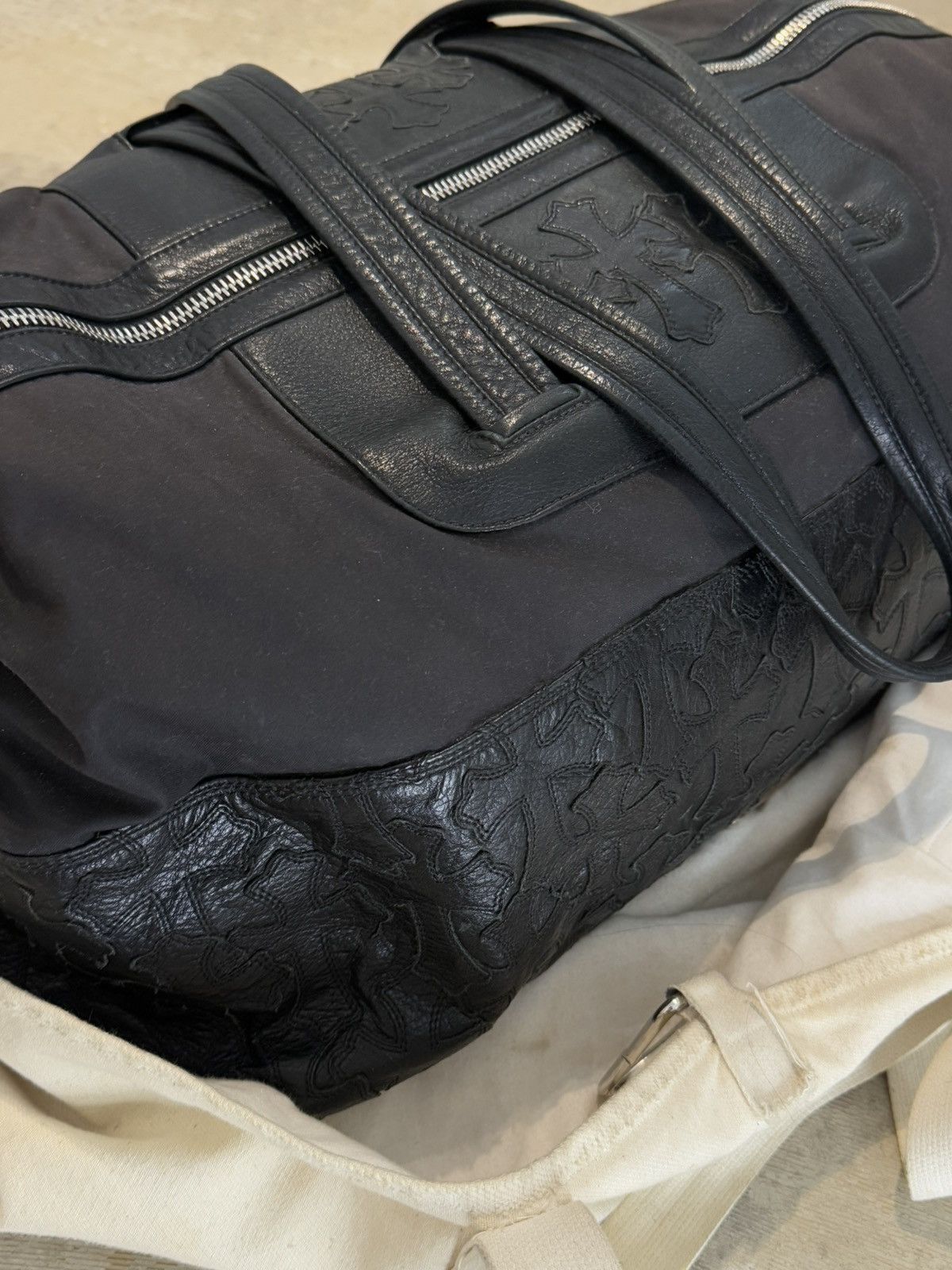 Chrome Hearts Chrome Hearts Flooded Large Weekender Duffle bag patches Size ONE SIZE - 13 Thumbnail