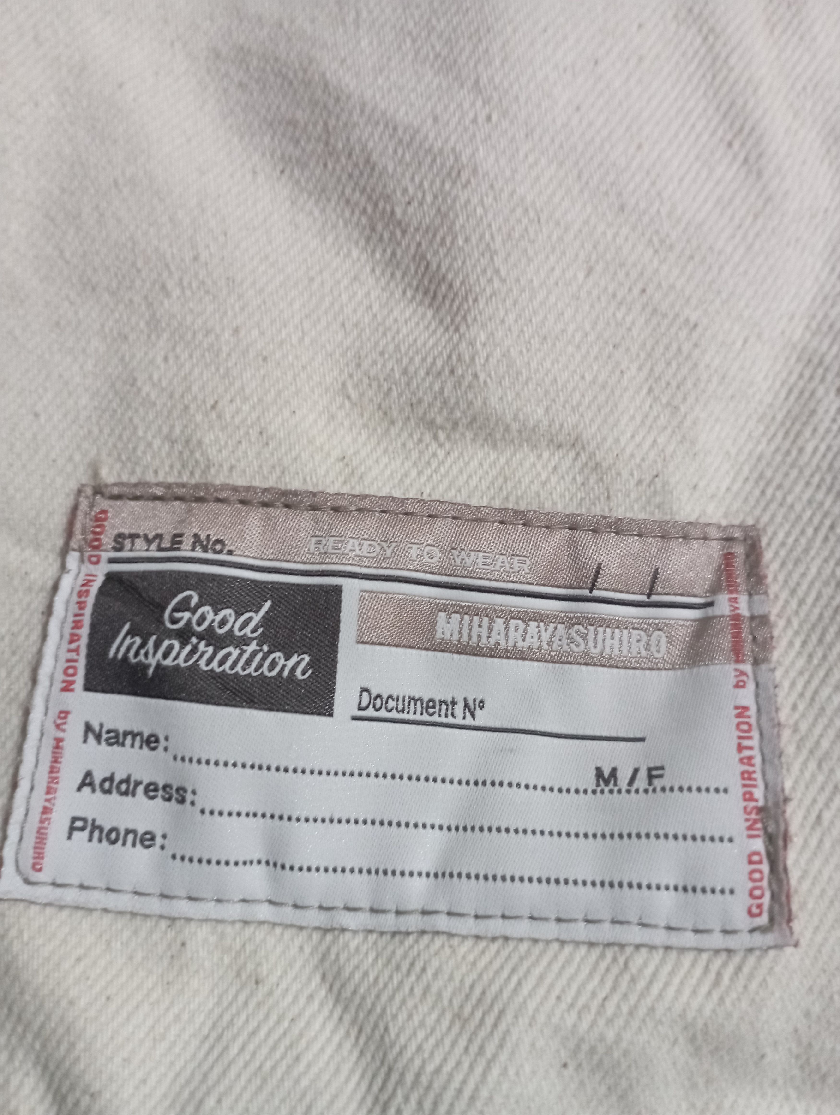 GU × Maison MIHARA YASUHIRO Miharayasuhiro X GU Uniqlo Denim Jacket Size US M / EU 48-50 / 2 - 5 Thumbnail