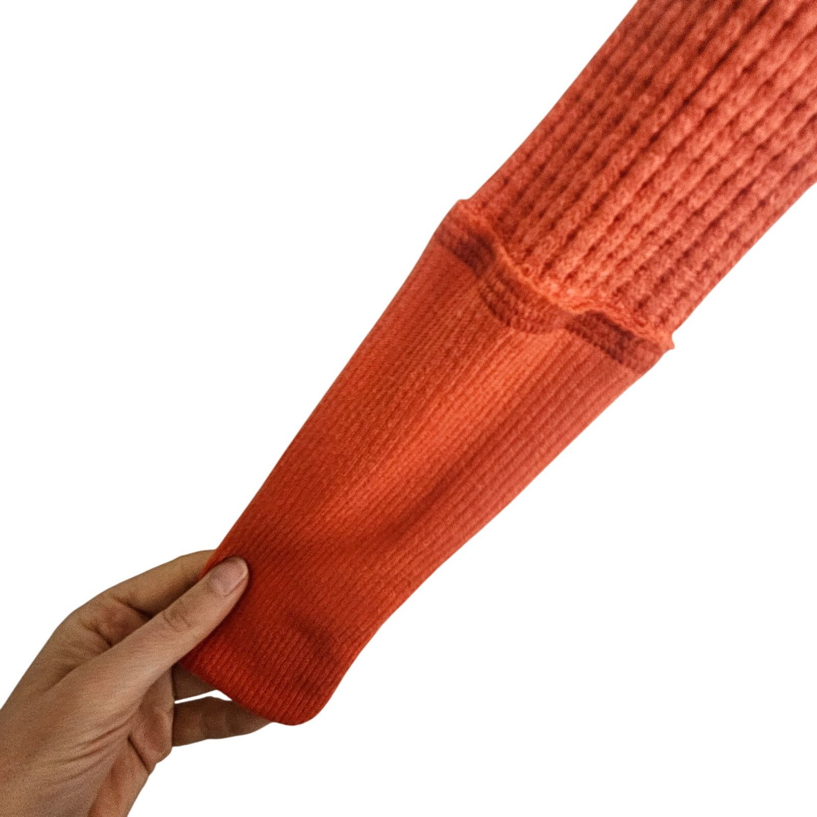 Free People Free People Catalina Orange Waffle Knit Thermal Tunic XS Size XS / US 0-2 / IT 36-38 - 5 Thumbnail