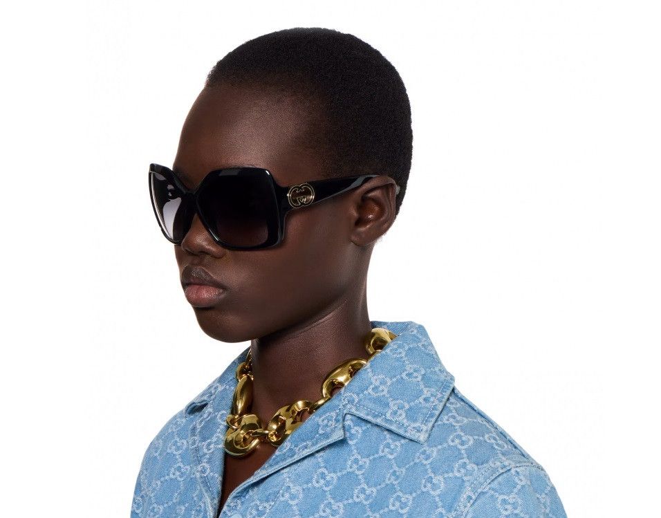 Gucci Gucci Women Sunglasses Square GG2015S 001 NEW AUTHENTIC Size ONE SIZE - 11 Thumbnail