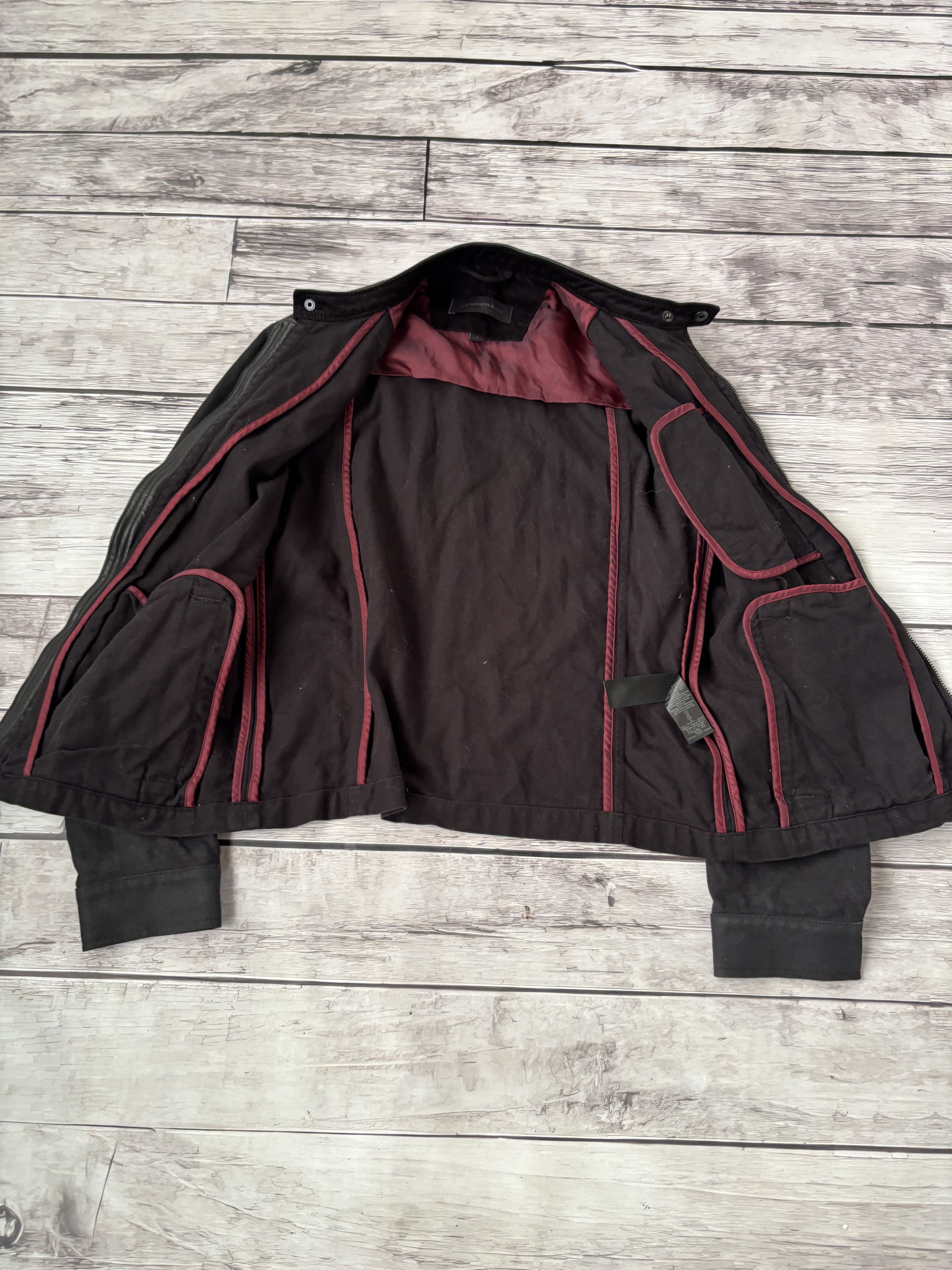 John Varvatos vtg crazy paris vibe John Varvatos Canvas Moto Jacket Size US S / EU 44-46 / 1 - 8 Thumbnail