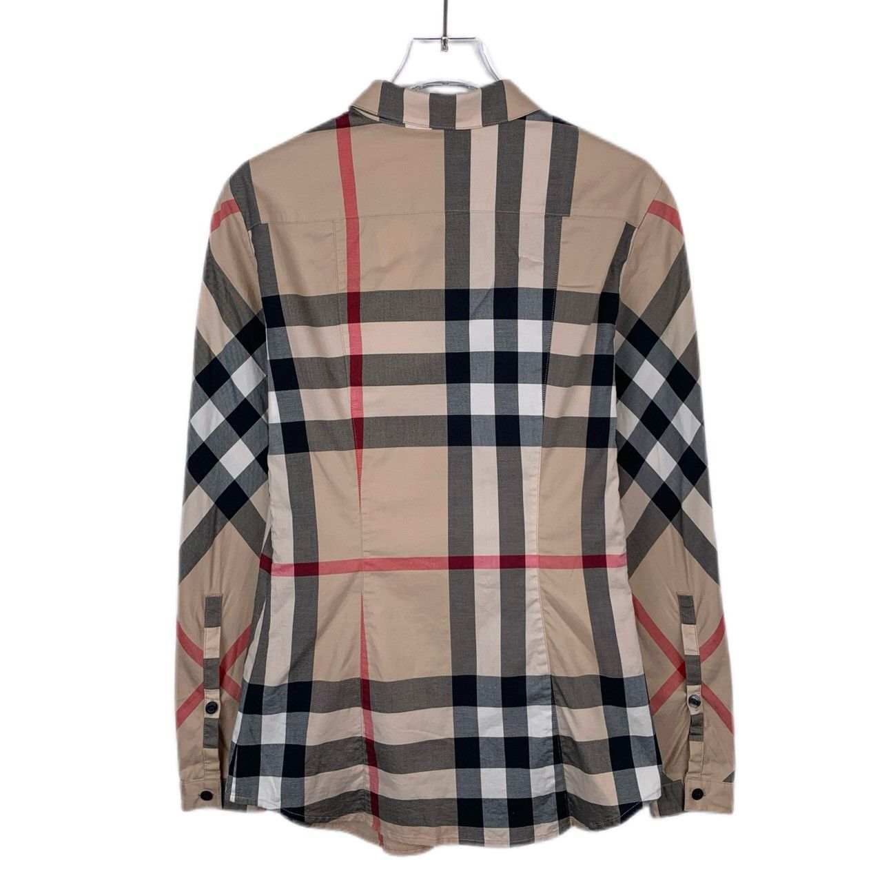 Burberry Burberry Waist-Defined Colorblock Cotton Shirt (Size XS) Size US XS / EU 42 / 0 - 7 Thumbnail