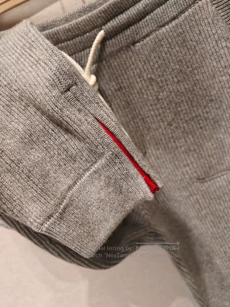 Brunello Cucinelli Brunello Cucinelli size XL Cashmere drawstring sport pants Size US 31 - 3 Thumbnail