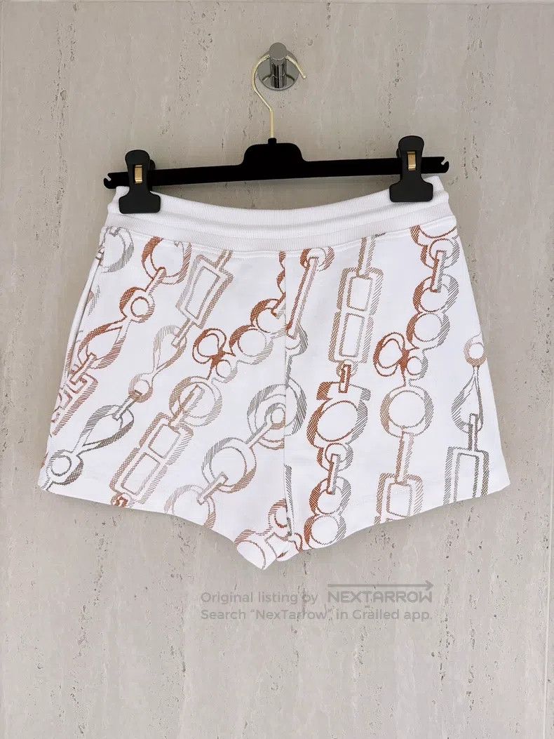 Hermes Hermes White drawstring sport shorts Size 42" / US 20 - 2 Thumbnail