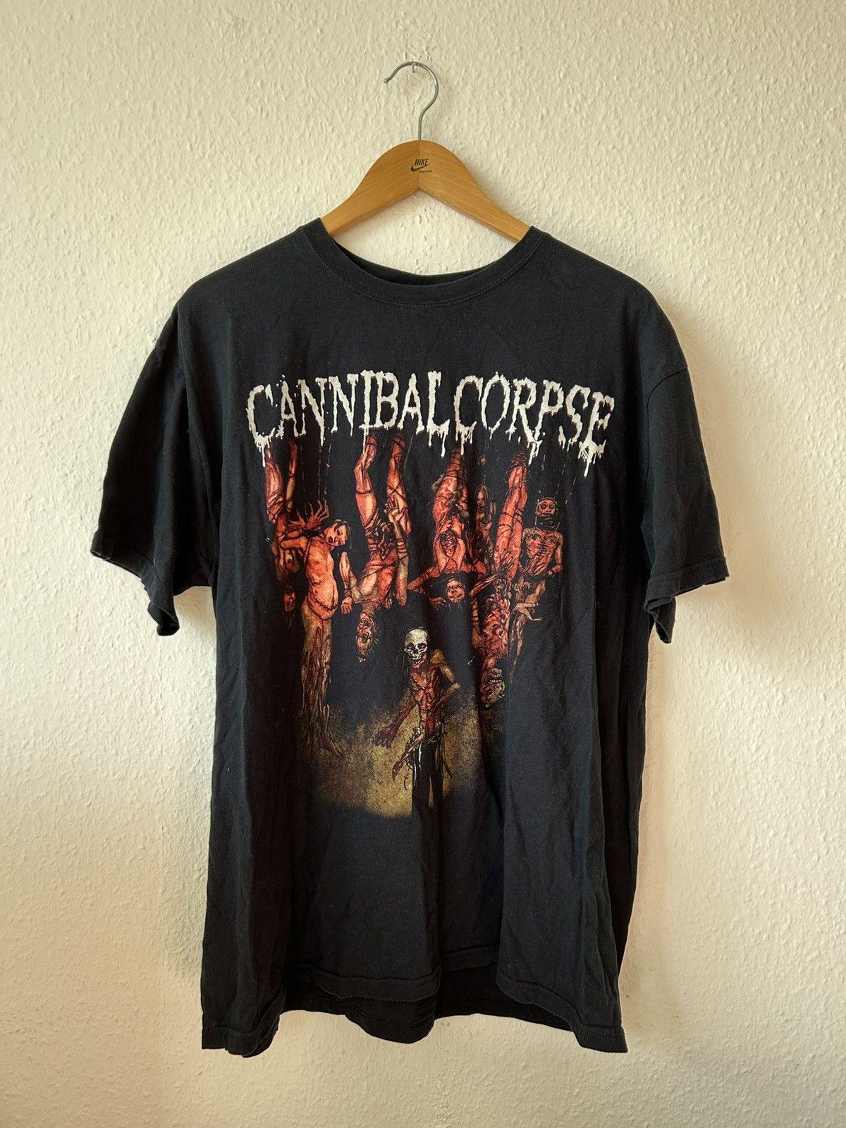 Gildan Cannibal Corpse Europe Tour 2012 Vintage "European Torture" Size US XL / EU 56 / 4 - 1 Thumbnail