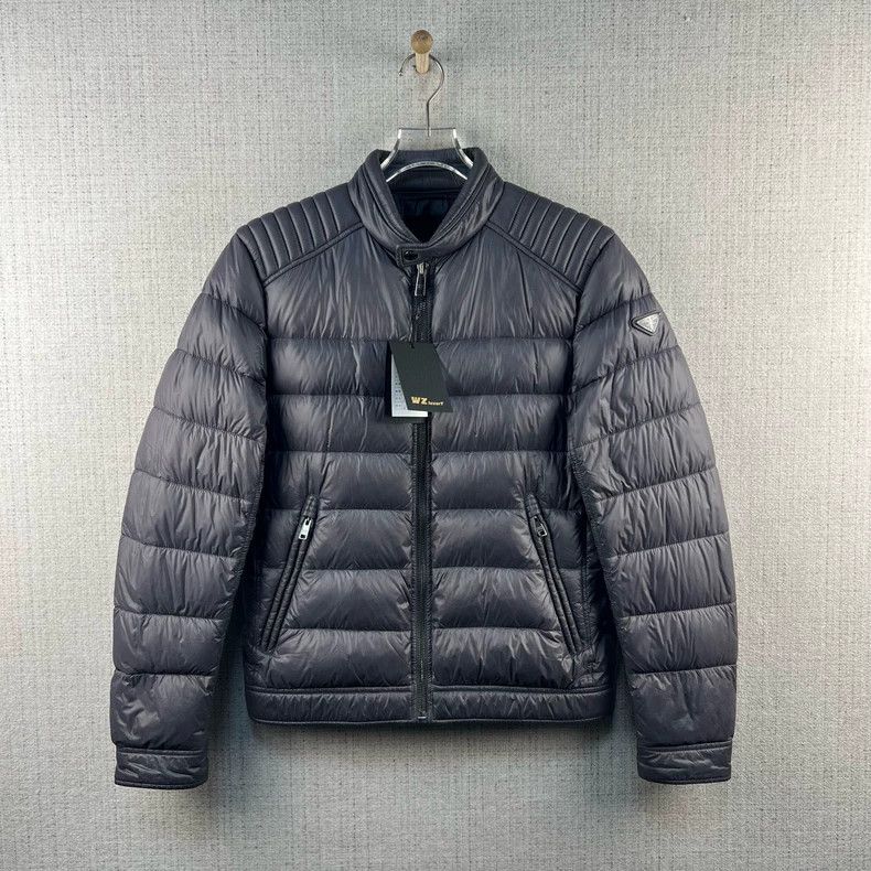 Prada PRADA Triangle Logo Zip-Up Down Jacket - dmc Size US L / EU 52-54 / 3 - 1 Thumbnail