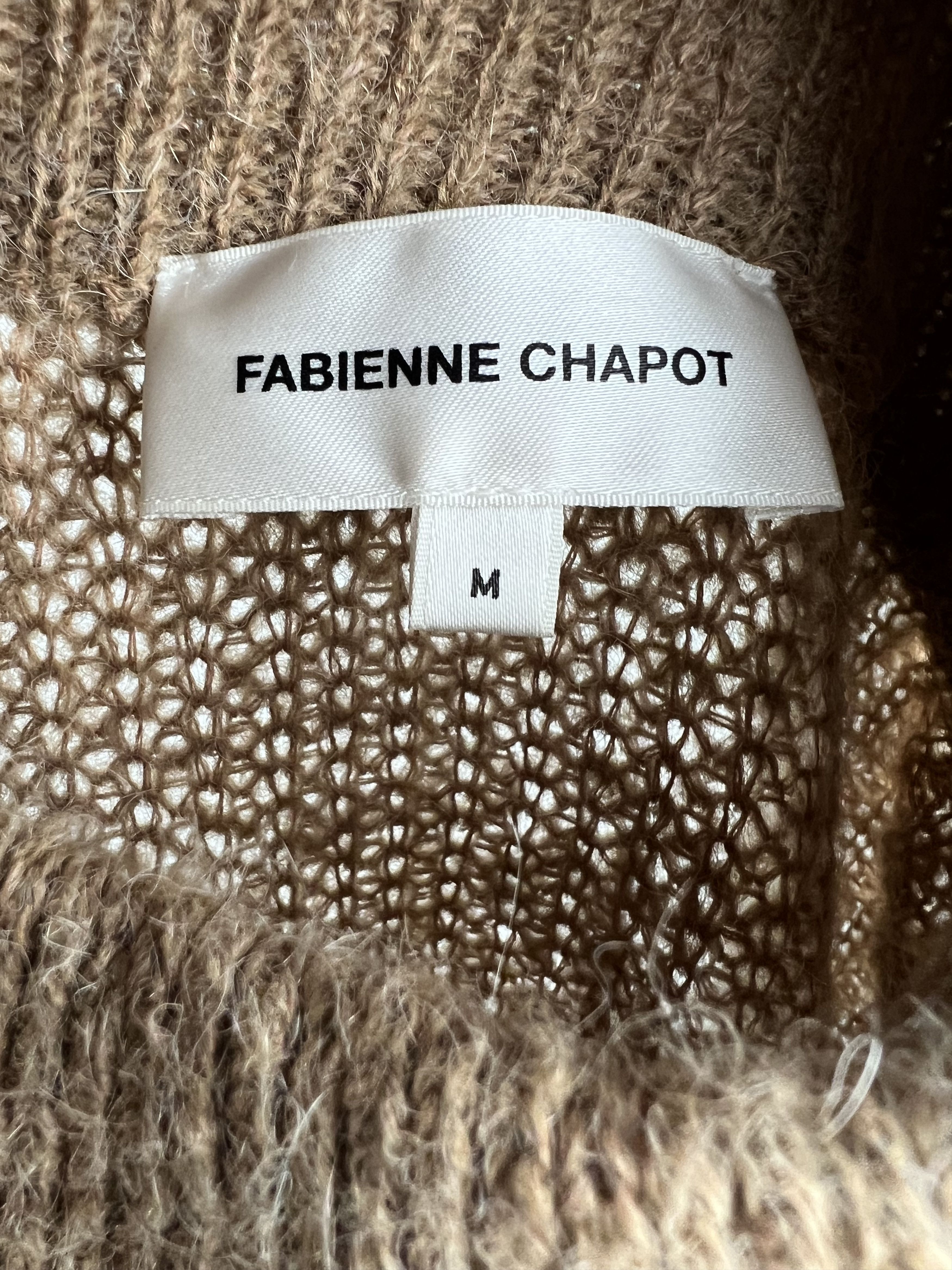 Designer Fabienne Chapot Wool Alpaca Turtleneck Sweater Size M Size M / US 6-8 / IT 42-44 - 11 Thumbnail