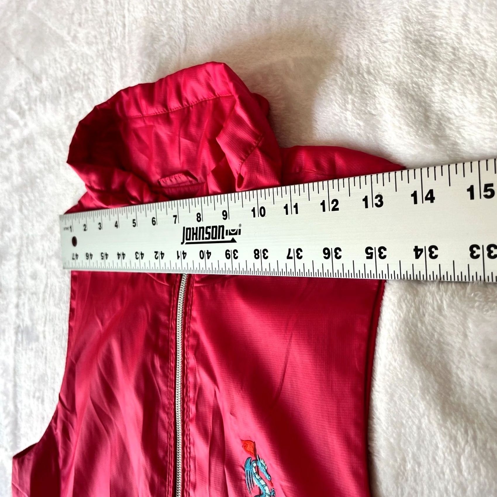 Ralph Lauren Polo Golf Ralph Lauren Performance Wind Vest Small Embroidered Dragon 1925 Logo Women's Pink Vest with Full Zip Pockets Size S / US 4 / IT 40 - 6 Thumbnail