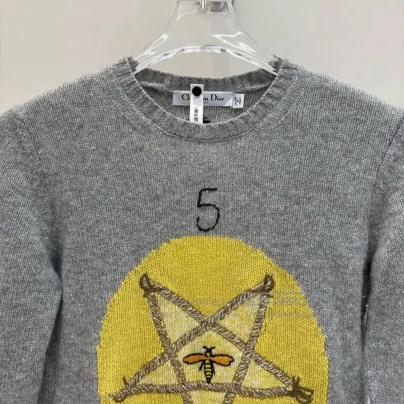 Dior Dior Gray Cashmere Long Sleeve Sweater . Size S / US 4 / IT 40 - 2 Thumbnail
