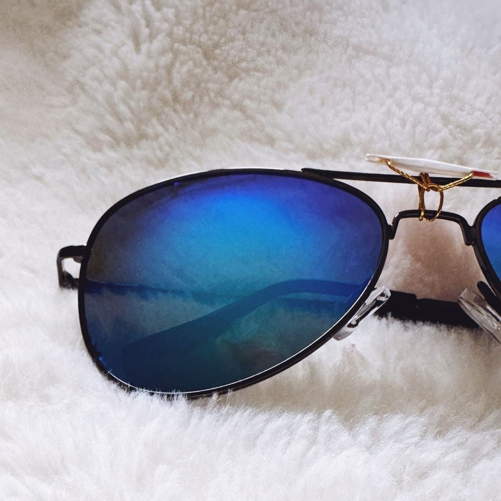 Other Zane Black w/ Blue Lense Polarized Mirrored Sunglasses Size ONE SIZE - 2 Thumbnail