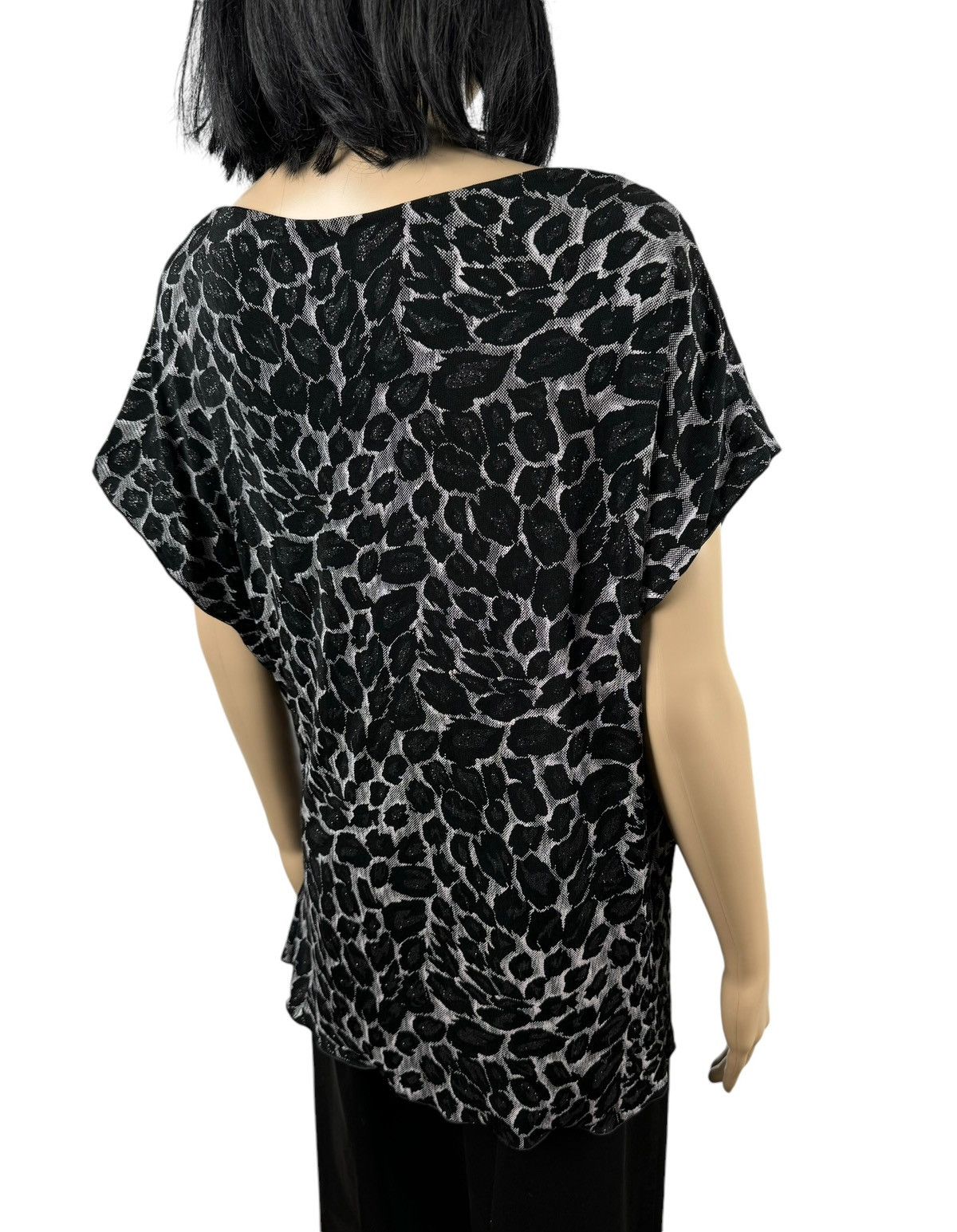 Armani Collezioni Armani Collezioni Printed Blouse Embroidered Short Sleeve Size XL / US 12-14 / IT 48-50 - 7 Thumbnail
