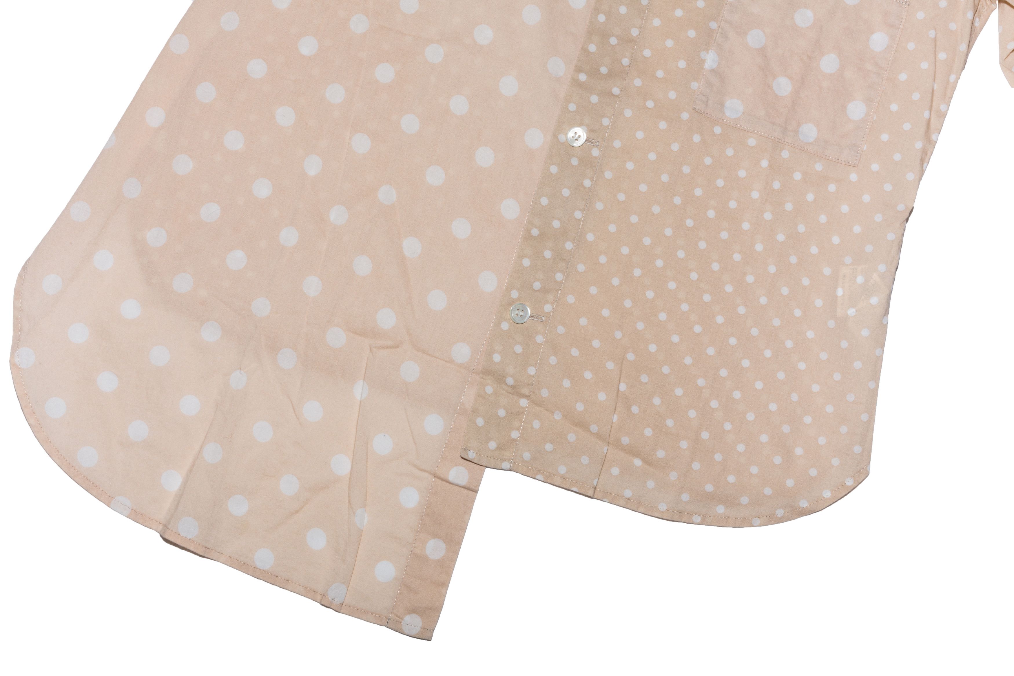 Yohji Yamamoto ASYMMETRIC POLKA DOT BLOUSE SHIRT Size S / US 4 / IT 40 - 4 Thumbnail