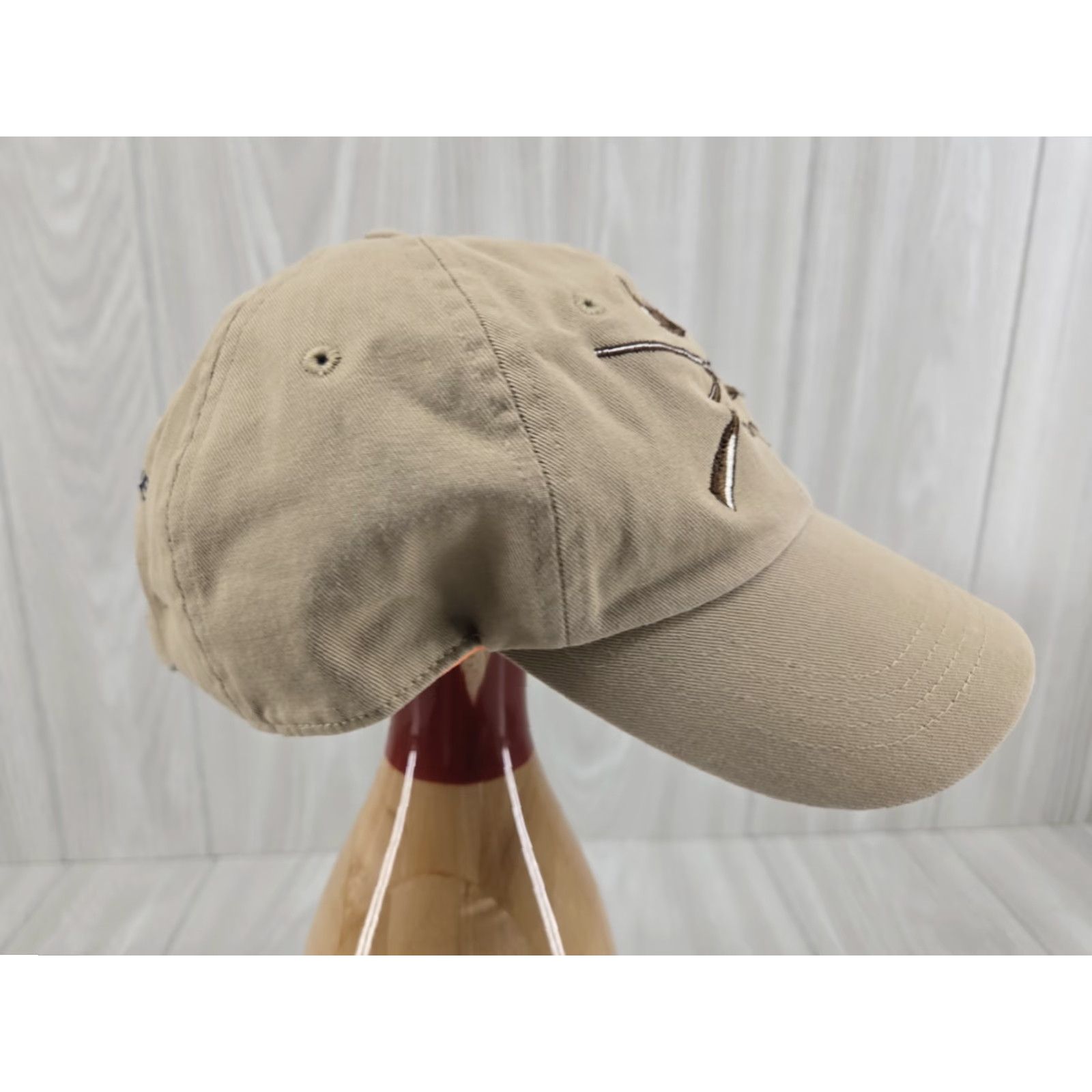 Southern Tide Southern Tide Cap Hunter Embroidered Cotton Adjustable Tan Baseball Cap Mens L Tan Embroidered Hunting Cap Size ONE SIZE - 6 Thumbnail